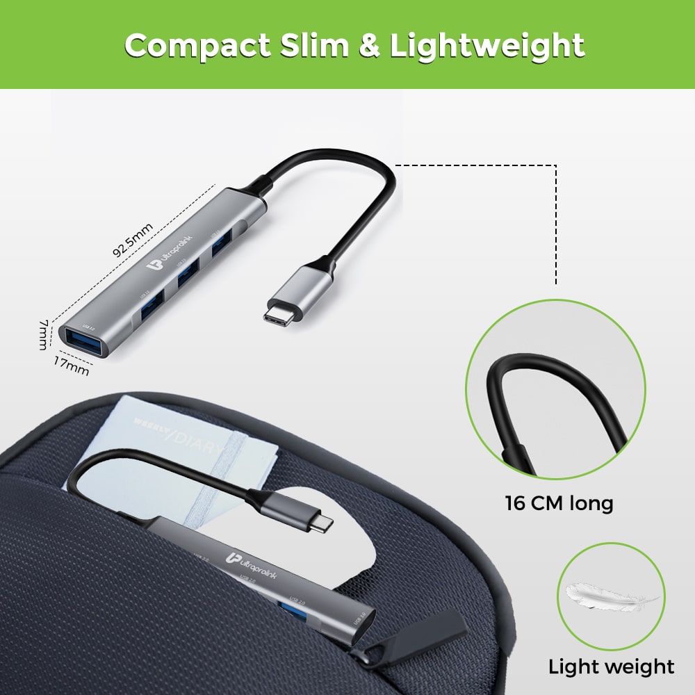 Slimport Type C - 4 USB Adapter Hub UL1087