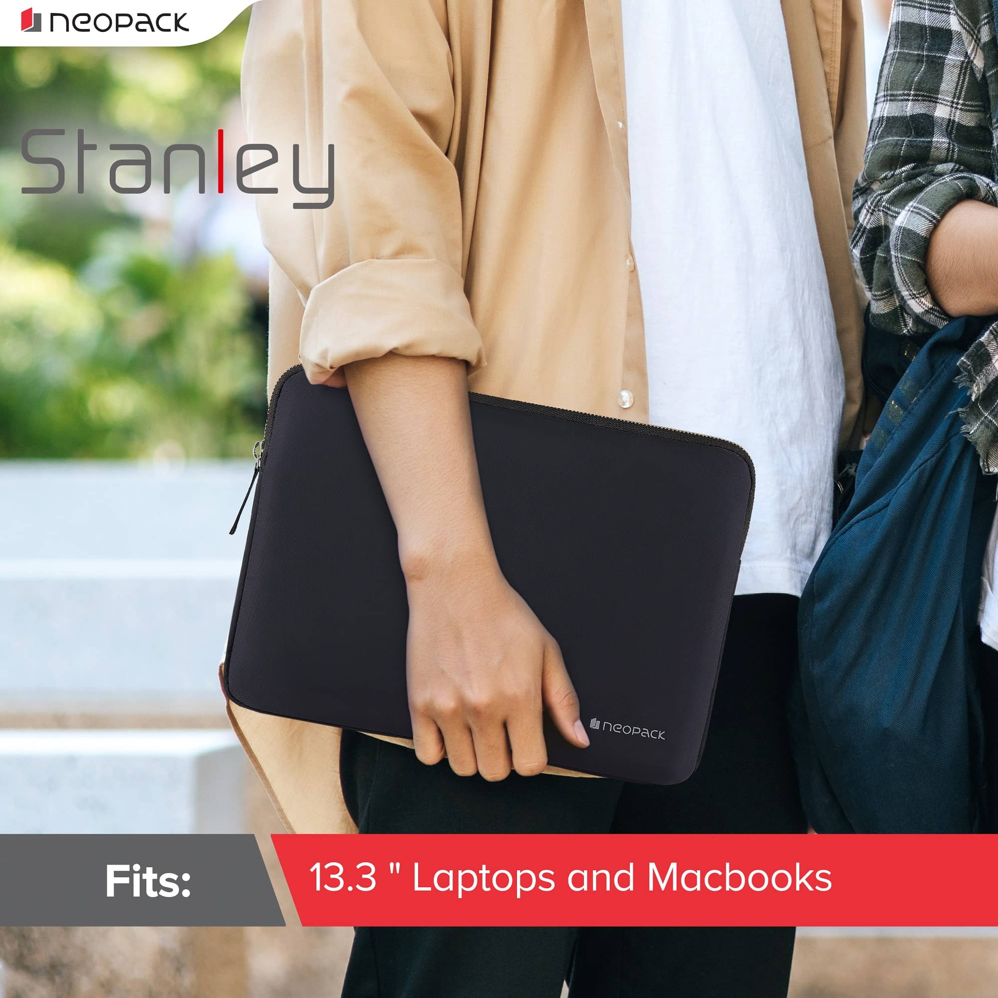 Neopack Stanley Sleeve For Upto 14.2" Macbooks (Black)