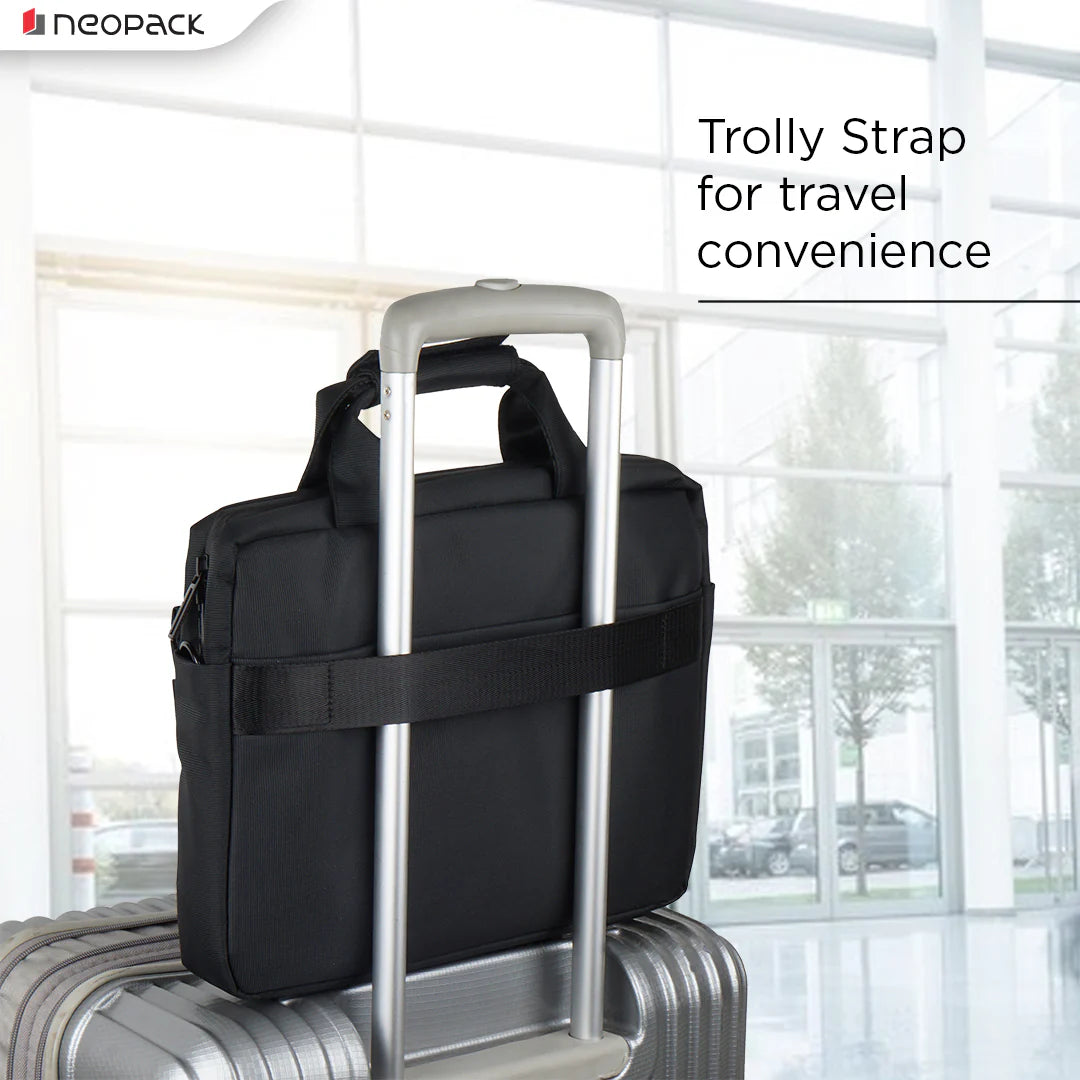 Neopack All Weather Shoulder Bag For Upto 14.2" Macbooks (Black)