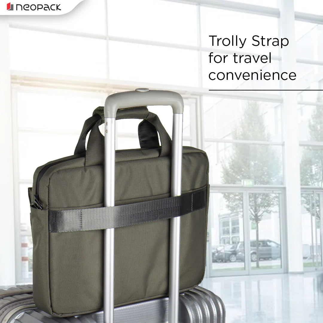 All Weather Shoulder Bag For Upto 14.2" Macbooks (Military Green)