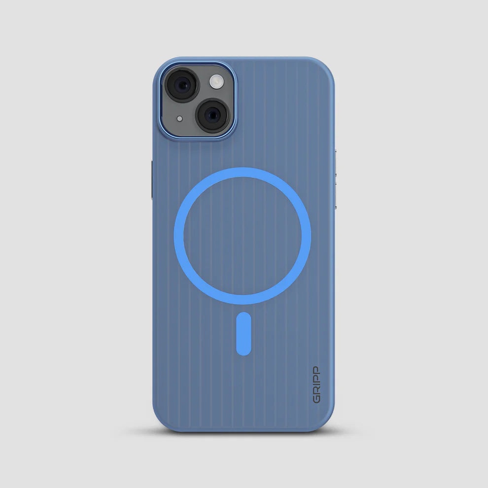 GRIPP Slimfit Apple iPhone 15 with MagSafe Case - Blue
