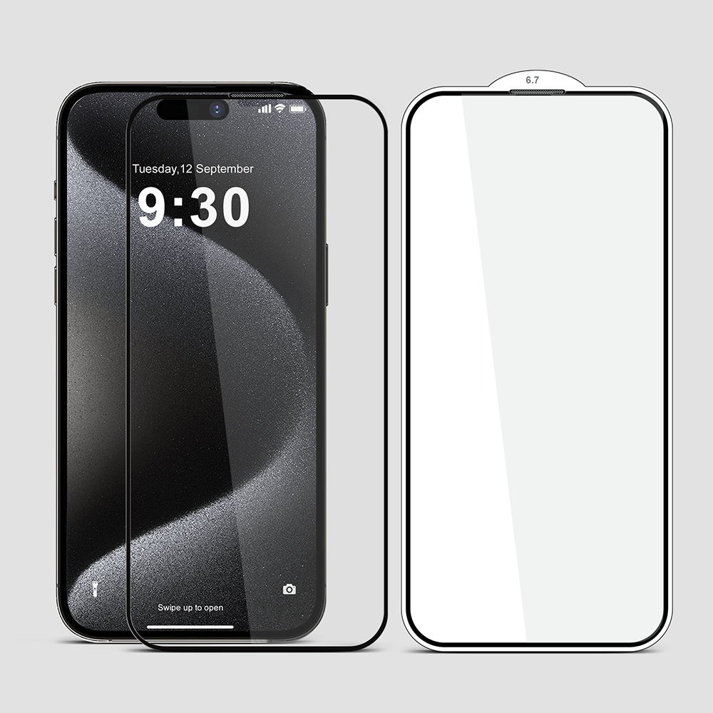 GRIPP Matte Tempered Glass for Apple iPhone 15 Pro