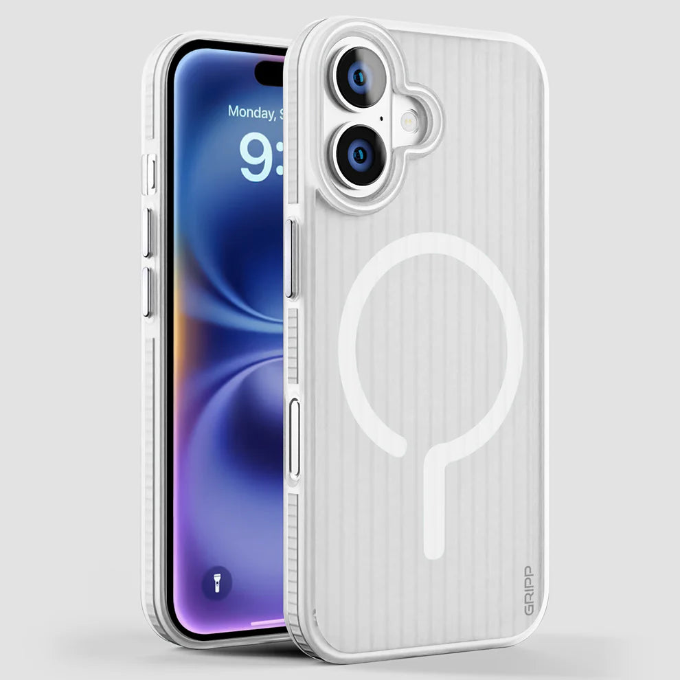 GRIPP Slimfit Apple iPhone 16 Plus with MagSafe Case - White