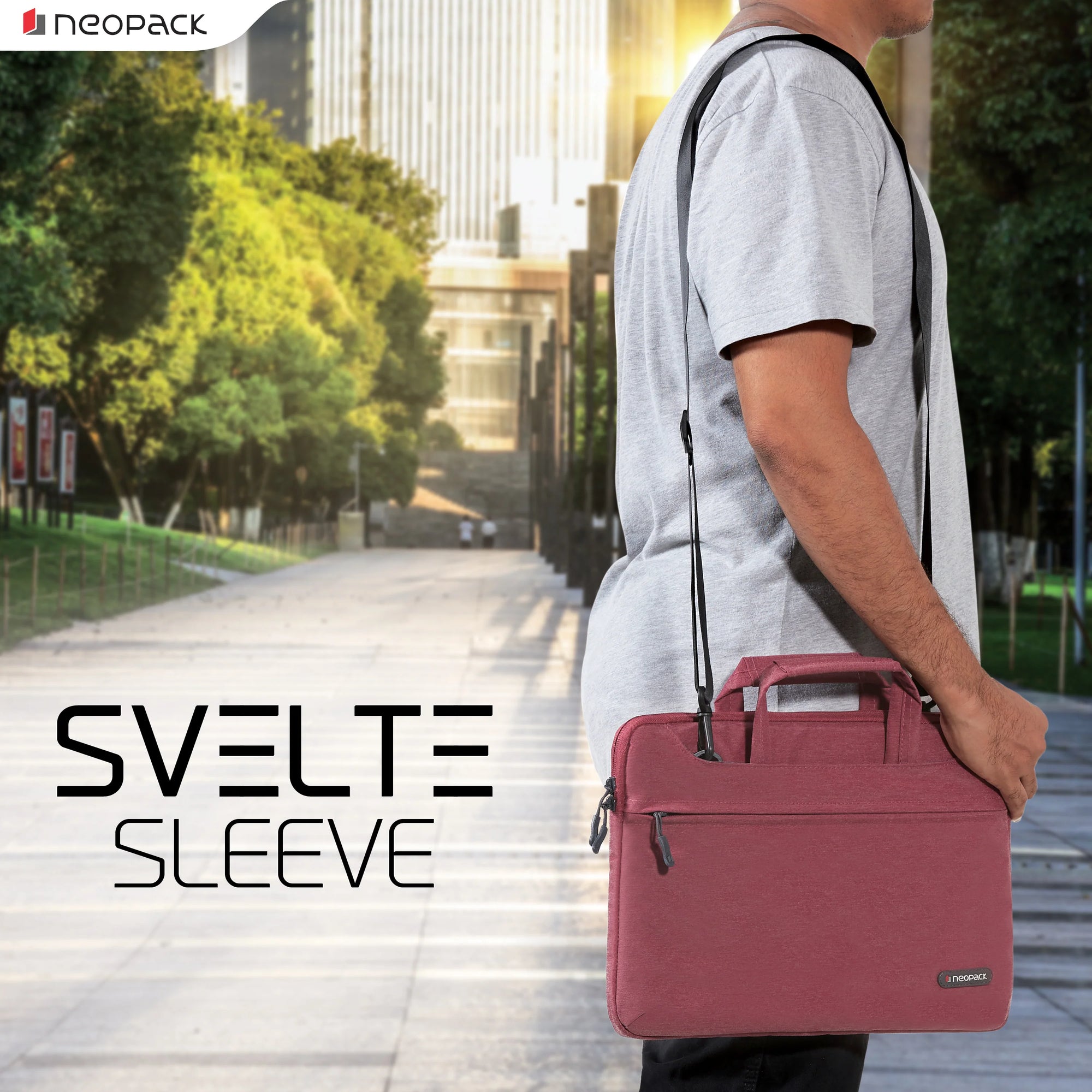 Neopack Svelte Sleeve For Upto 14.2" Macbooks (Red)
