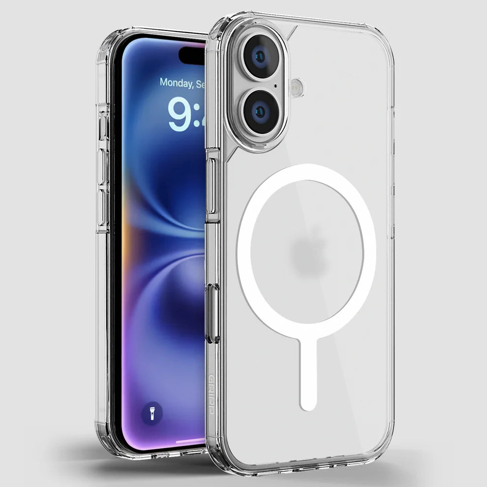 GRIPP Ice Frost Apple iPhone 16 Plus with MagSafe Case - Clear Frost