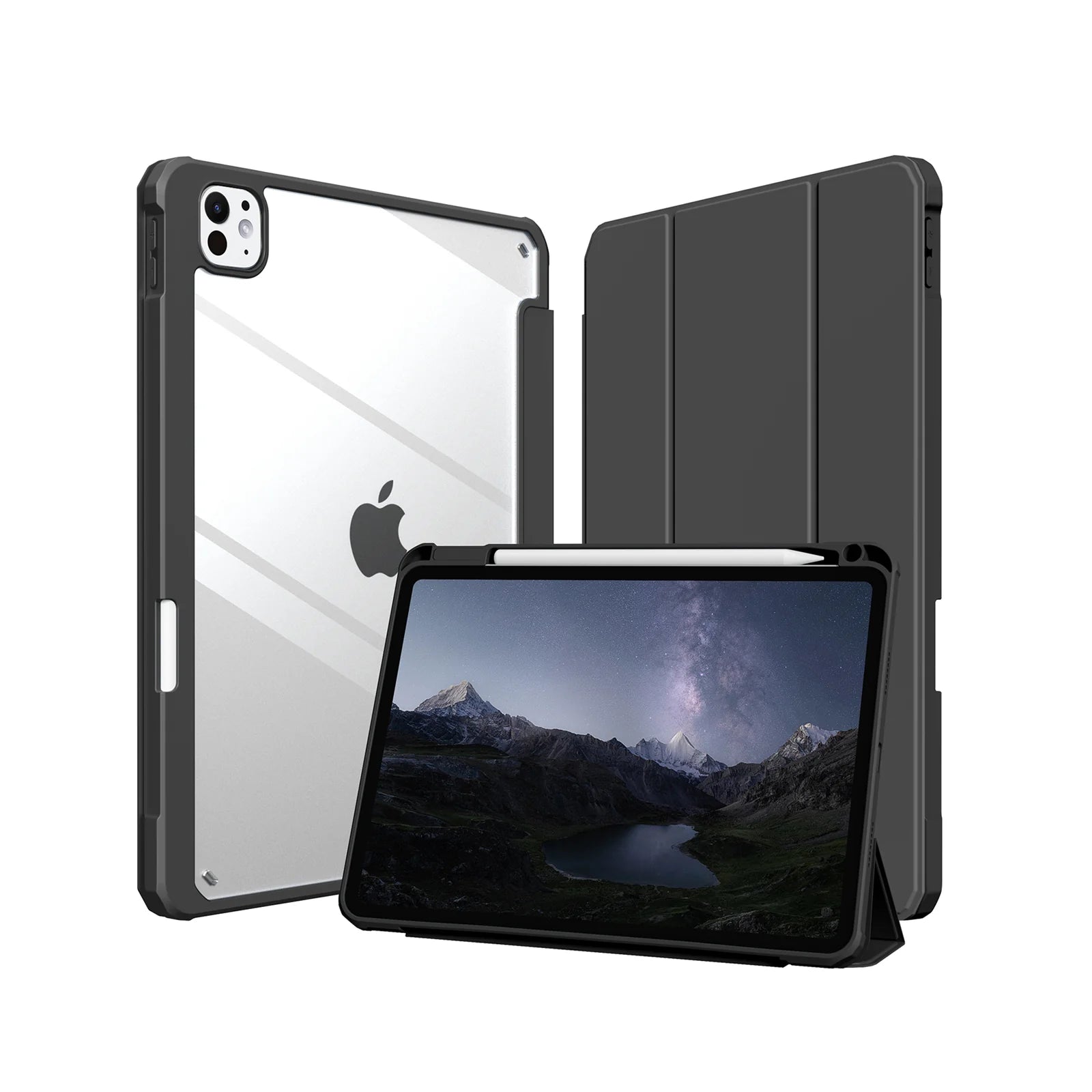 Neopack Delta Case With Apple Pencil Holder For IPad Pro 11", Fits: 2024 Model (Black)