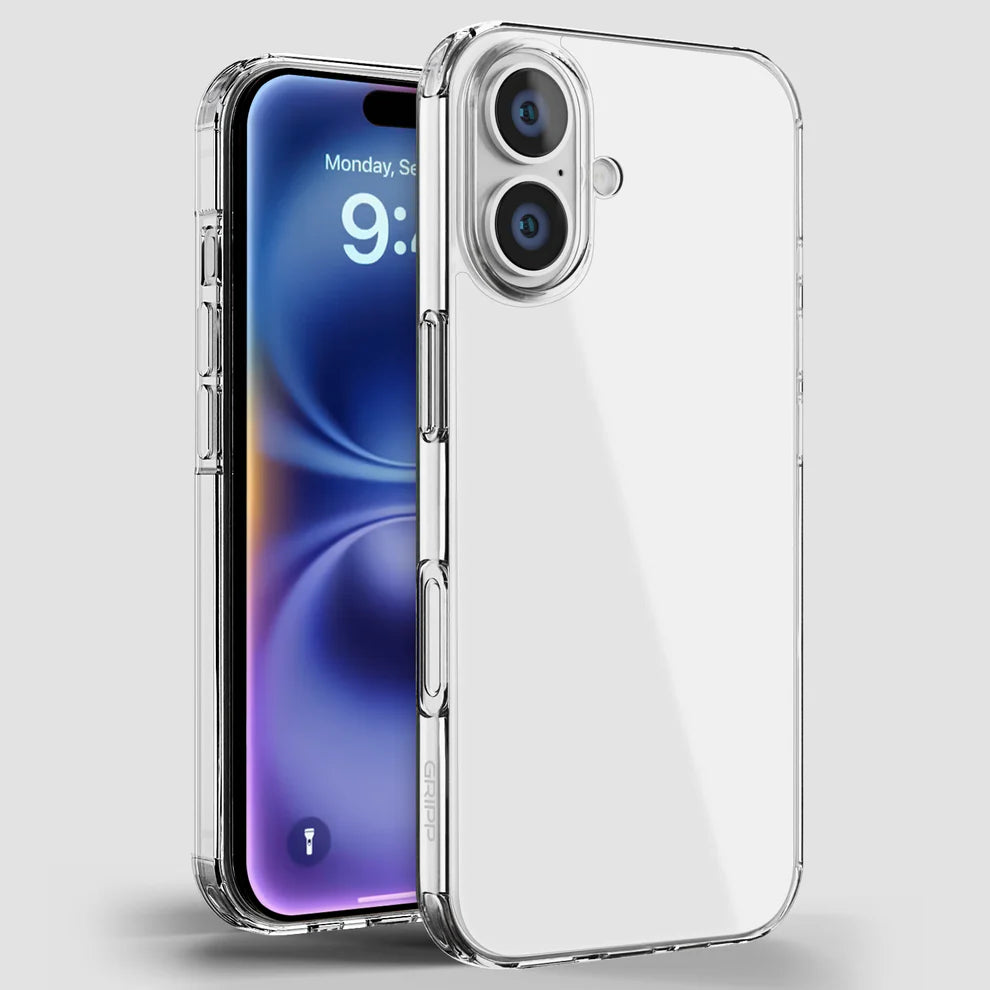 GRIPP Clear Apple iPhone 16 Case - Clear