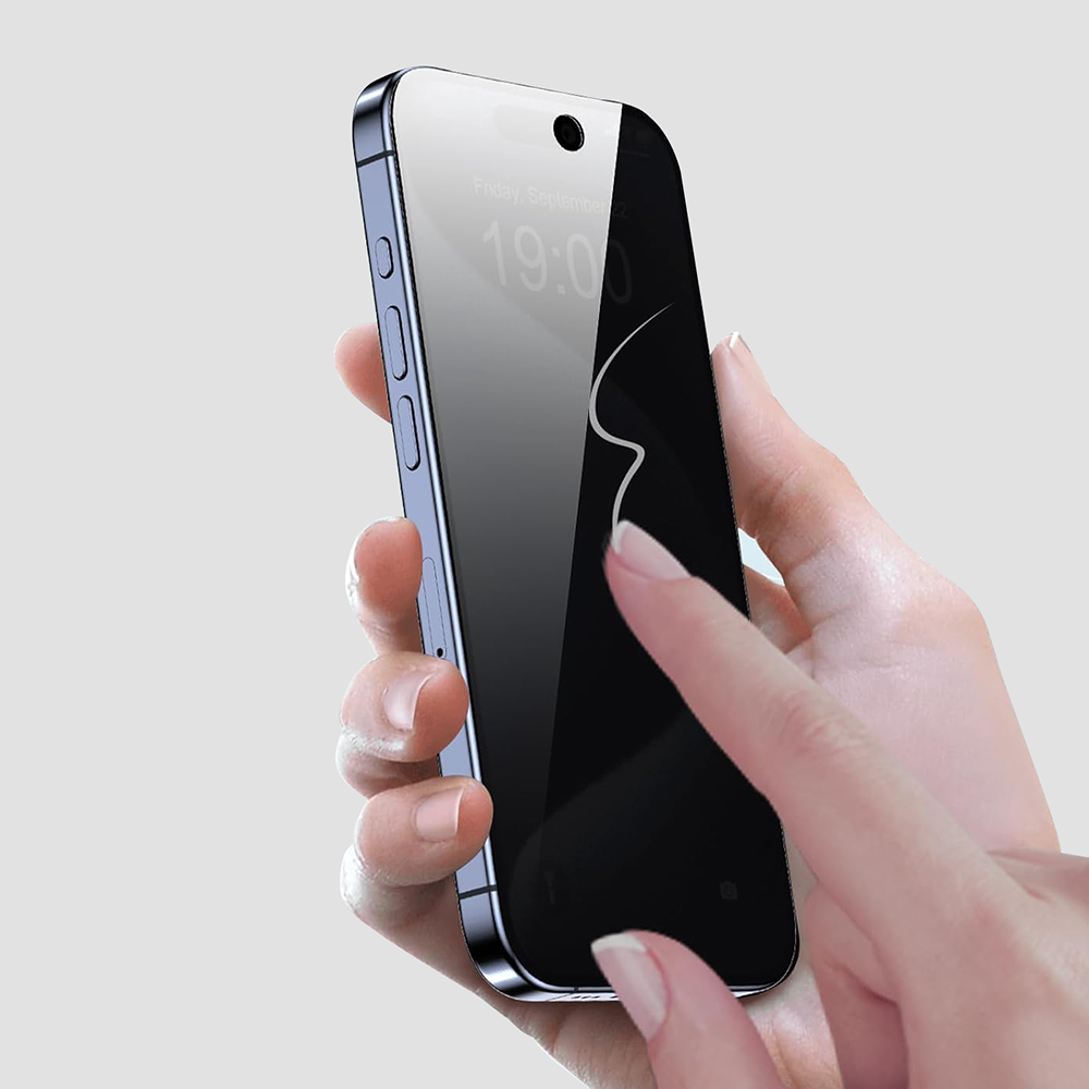 GRIPP Privacy Tempered Glass for Apple iPhone 15 Pro