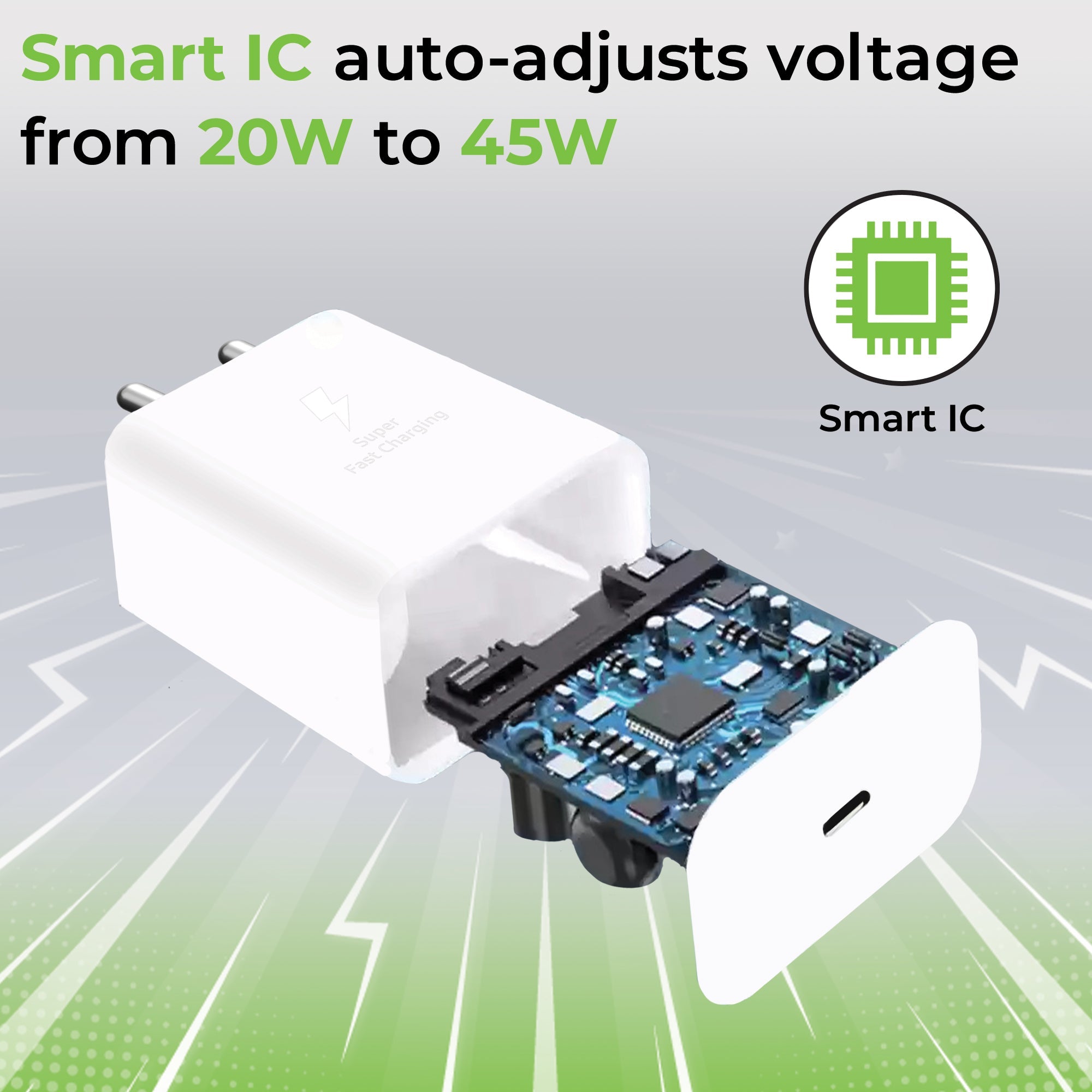 Boost 45 Super Fast Charger with Power Delivery UM1202C