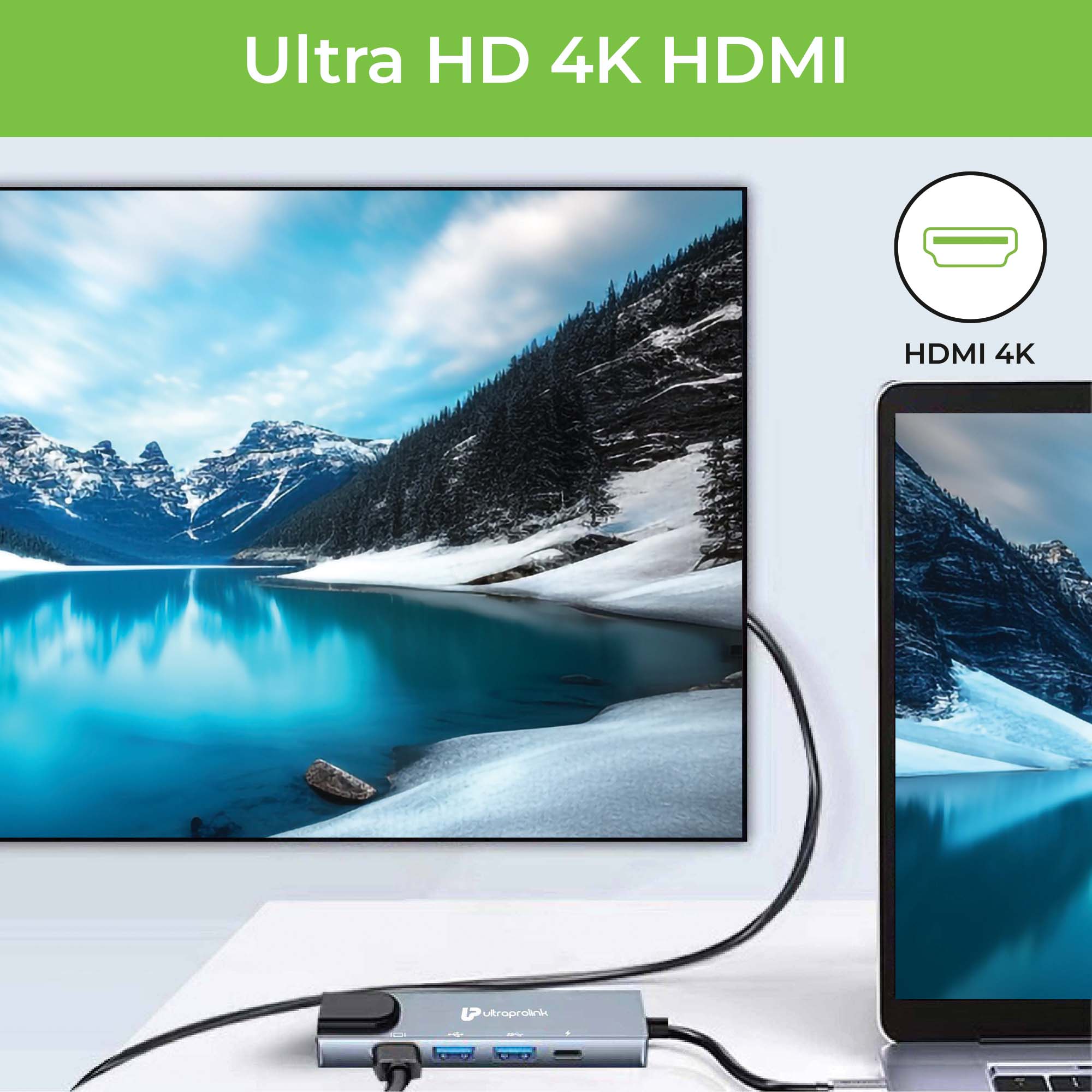 Smart Hub 5 USB Type C 5 in 1 Docking Station UL1207