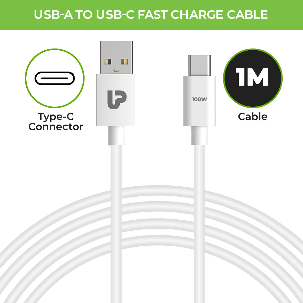 100W Multi Protocol Fast Travel Charger with 1m Cable UM1136
