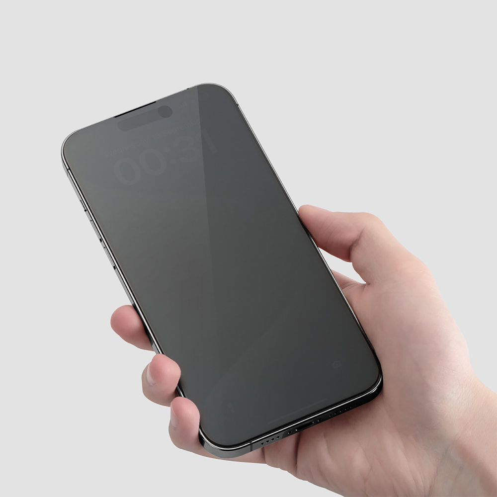GRIPP Matte Privacy Tempered Glass for Apple iPhone 15 Pro