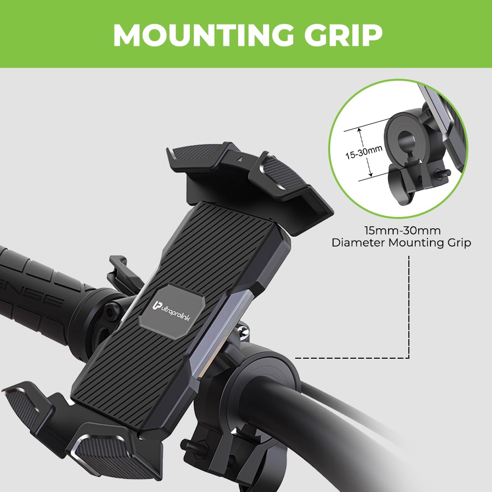 Handlebar Phone Mount for Bicycles & Motorcycles UM1138
