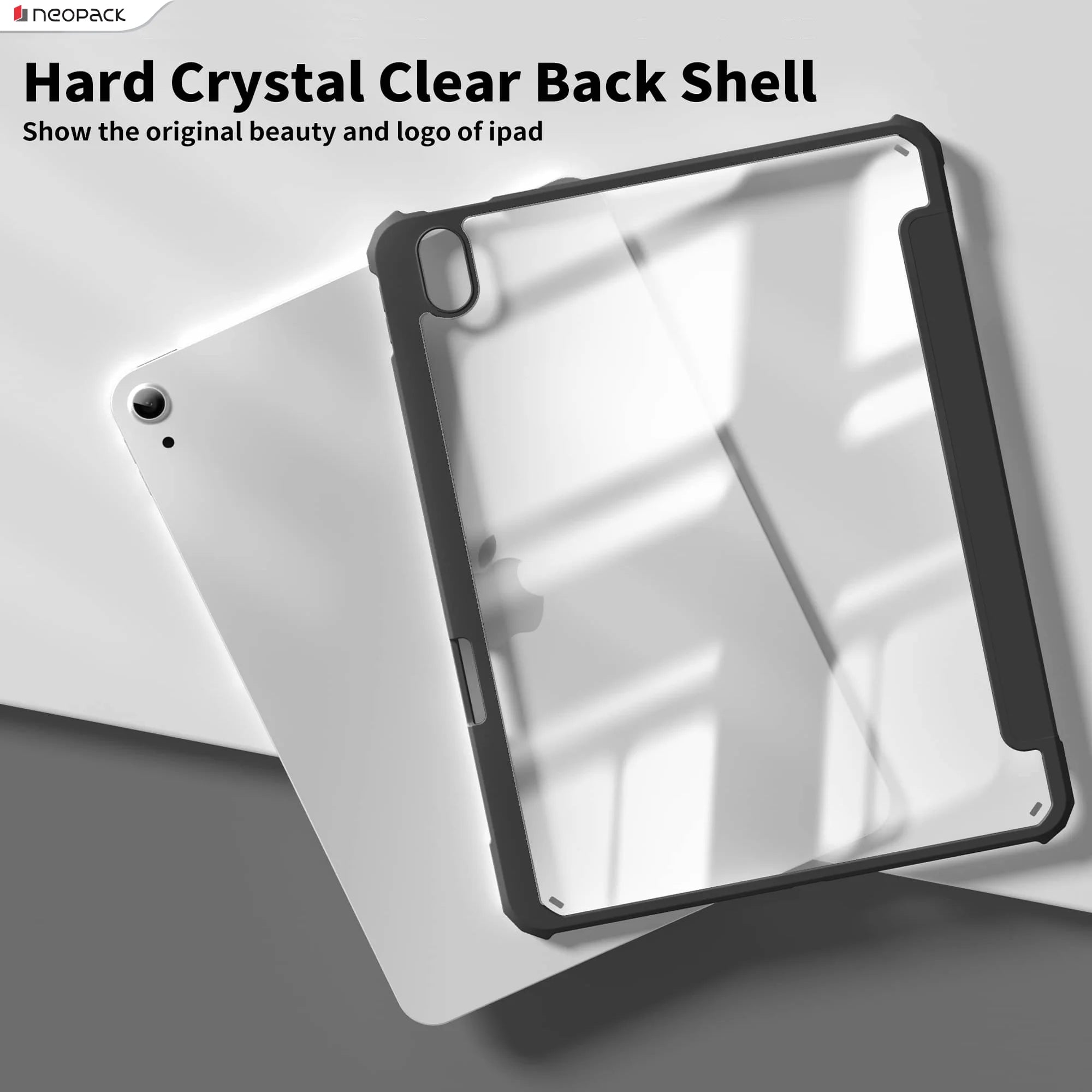 Neopack Delta Case With Apple Pencil Holder For IPad Air 11", Fits: 2024 Model (Black)