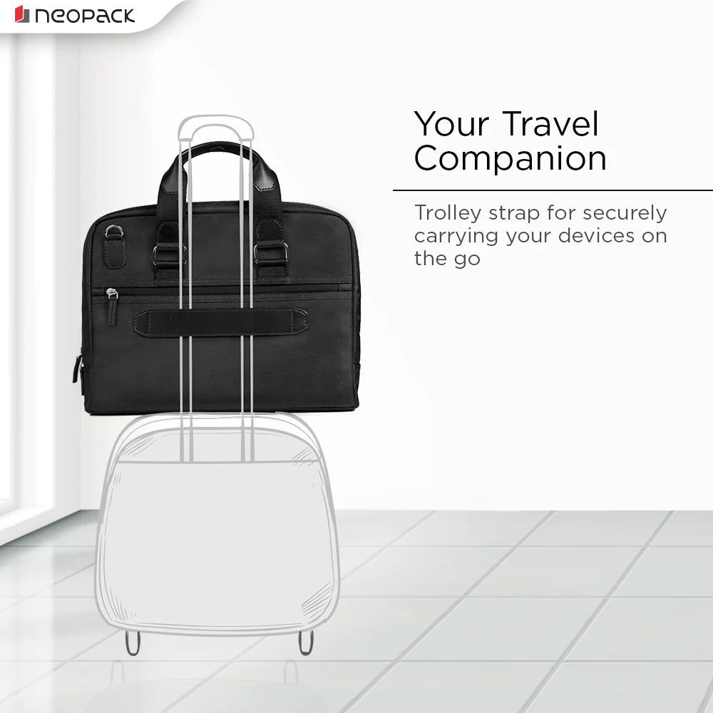 Victor Messenger Bag For Upto 14.2" Macbooks (Black)