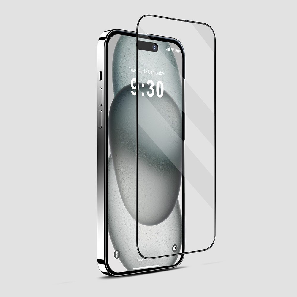 GRIPP Matte Tempered Glass for Apple iPhone 15