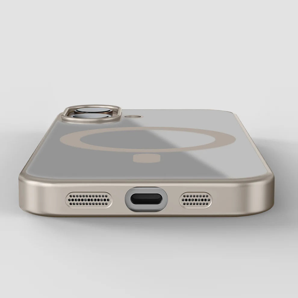 GRIPP Glacier Slim Apple iPhone 16 with MagSafe Case - Natural Titanium