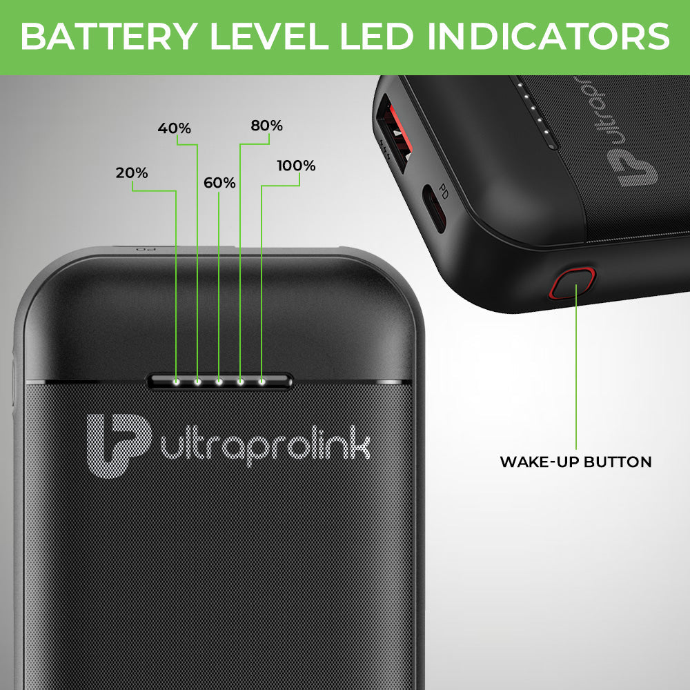 Juice-Up 33W/10,000 mAh Power Bank UM1122BLK
