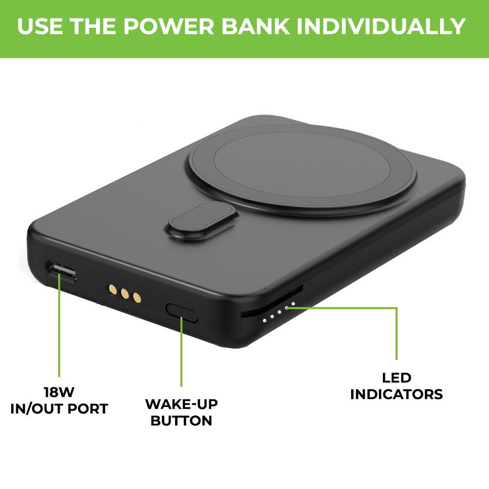 3-in-1 Vylis GO Wireless Dock with Detachable Mag-Safe Power Bank UM1006GO