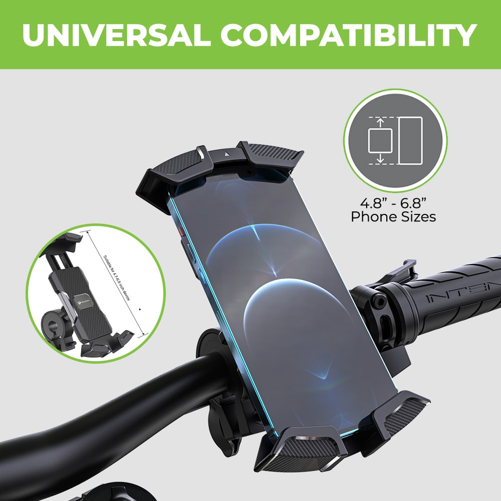 Handlebar Phone Mount for Bicycles & Motorcycles UM1138