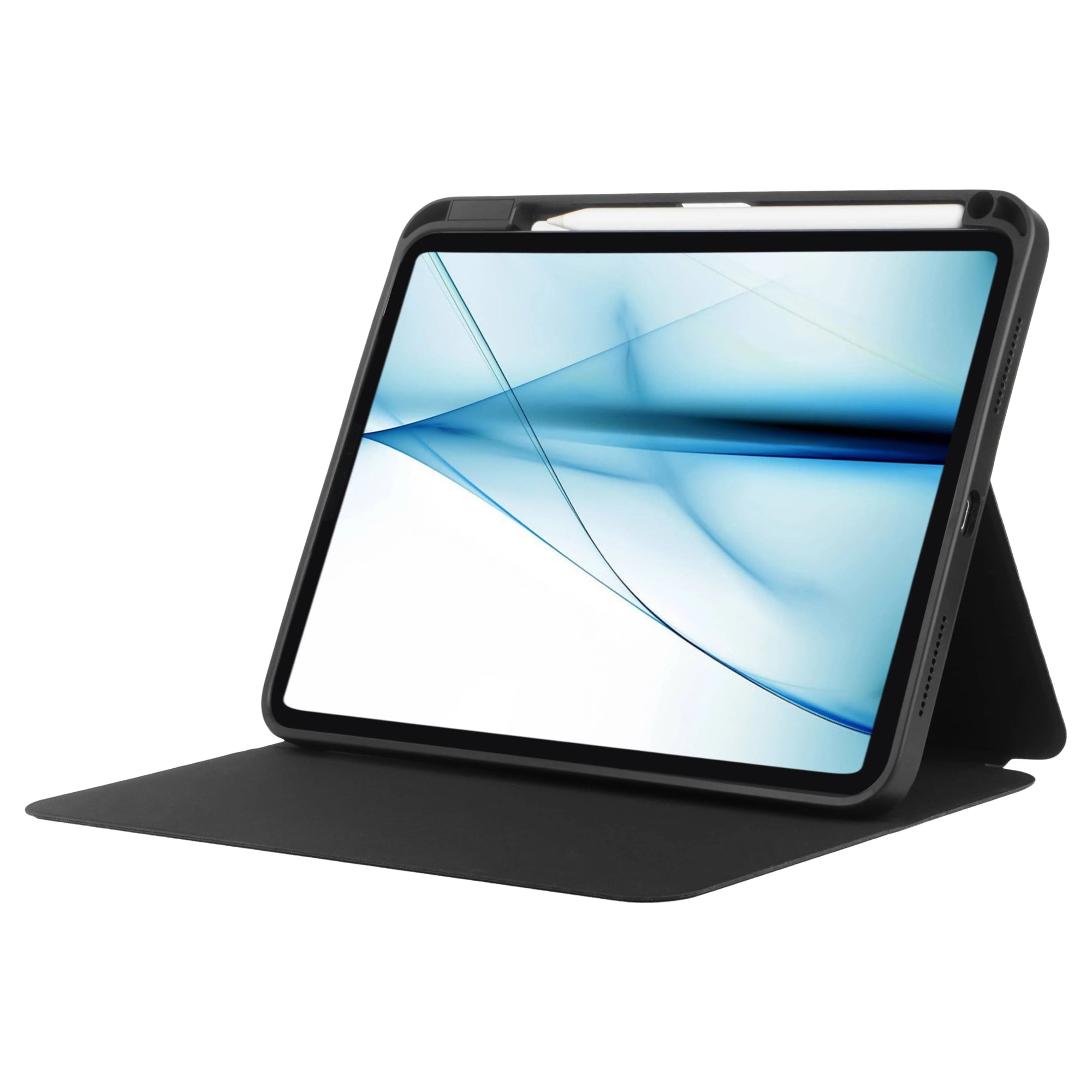 Neopack Vista Case With Apple Pencil Holder For IPad Air 13", Fits: 2024 M2 & 2025 M3 Models / IPad Pro 12.9, Fits: 4th, 5th, 6th Gen (Black)