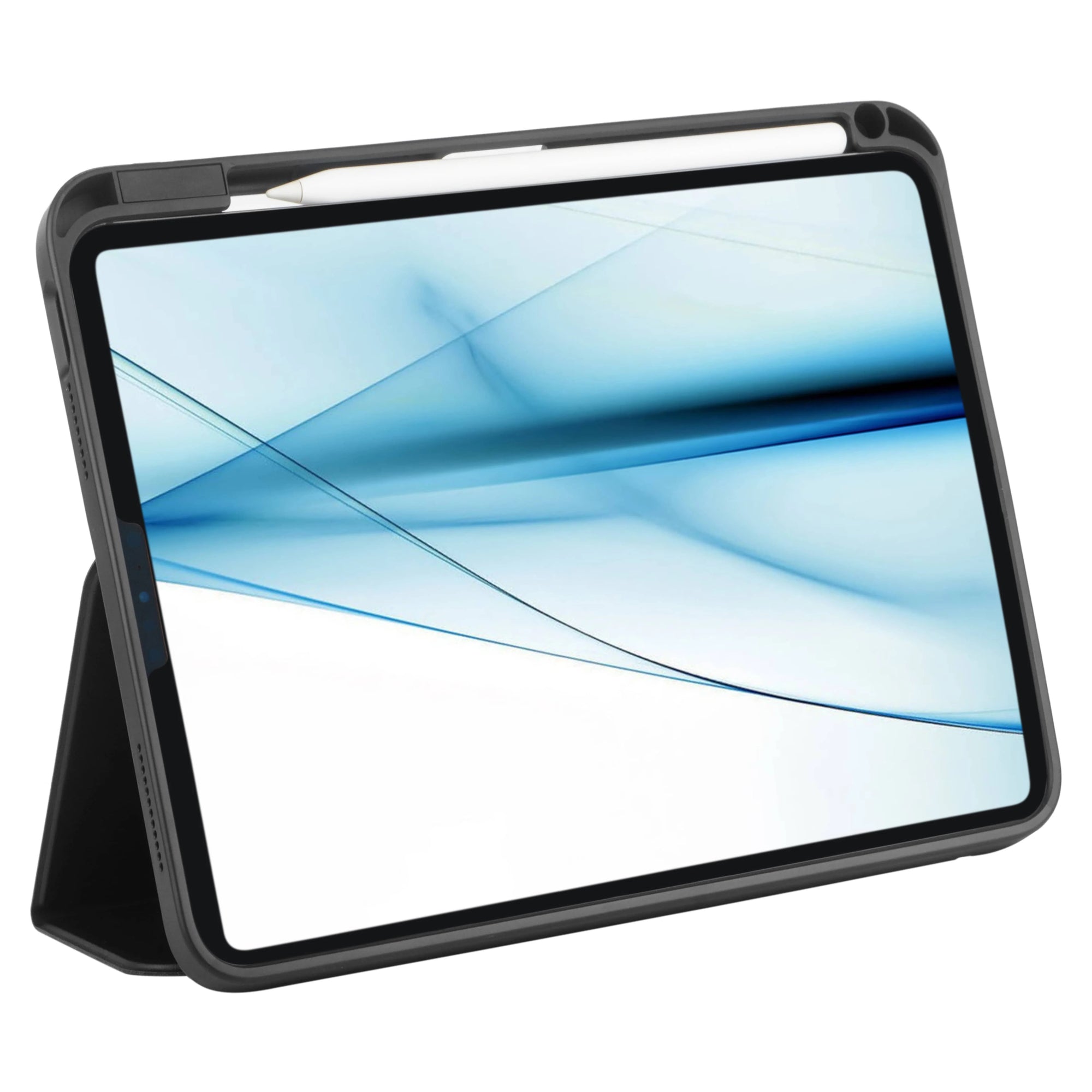 Neopack Vista Case With Apple Pencil Holder For IPad Air 13", Fits: 2024 M2 & 2025 M3 Models / IPad Pro 12.9, Fits: 4th, 5th, 6th Gen (Black)