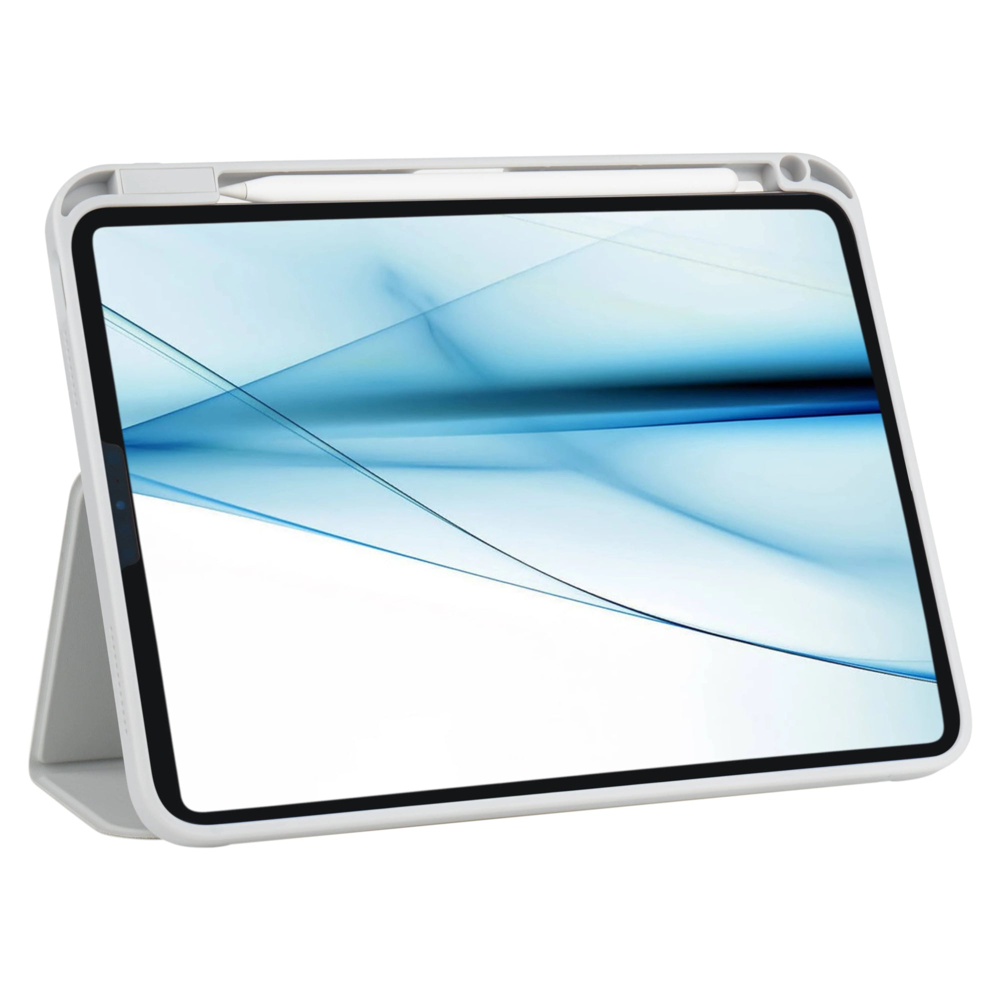 Neopack Vista Case With Apple Pencil Holder For IPad Air 10.9 4th & 5th Gen & IPad Air 11", Fits: 2024 & 2025 M3 Models (Grey)