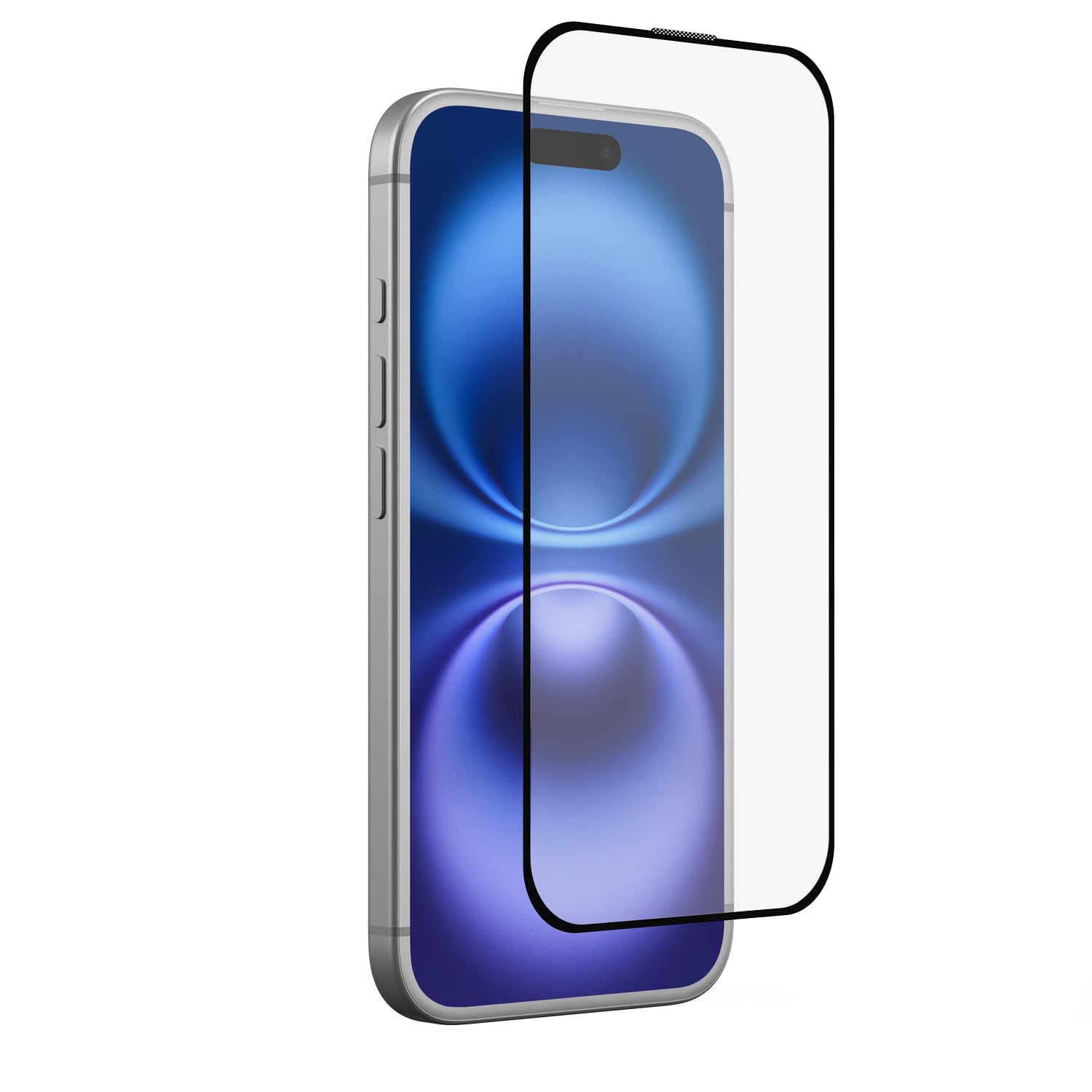 GRIPP Dust Proof 3D Tempered Glass Screen Protector for iPhone 16 Pro Max (6.9") Edge to Edge Full Coverage with Anti Dust & 9h Protection, Anti Scratch Shockproof Crystal Clear Screen Guard - Black