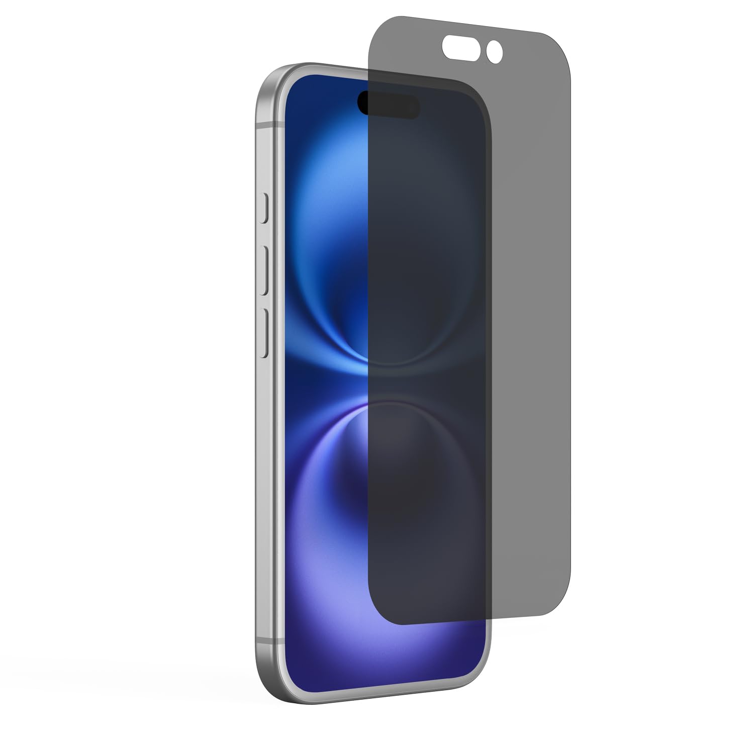 GRIPP Matte Privacy Tempered Glass Screen Protector for iPhone 16 Pro (6.3") Anti Scratch & Anti Spy Glass with 9h Protection, Edge to Edge Full Coverage Screen Guard (Easy Installation) - Black