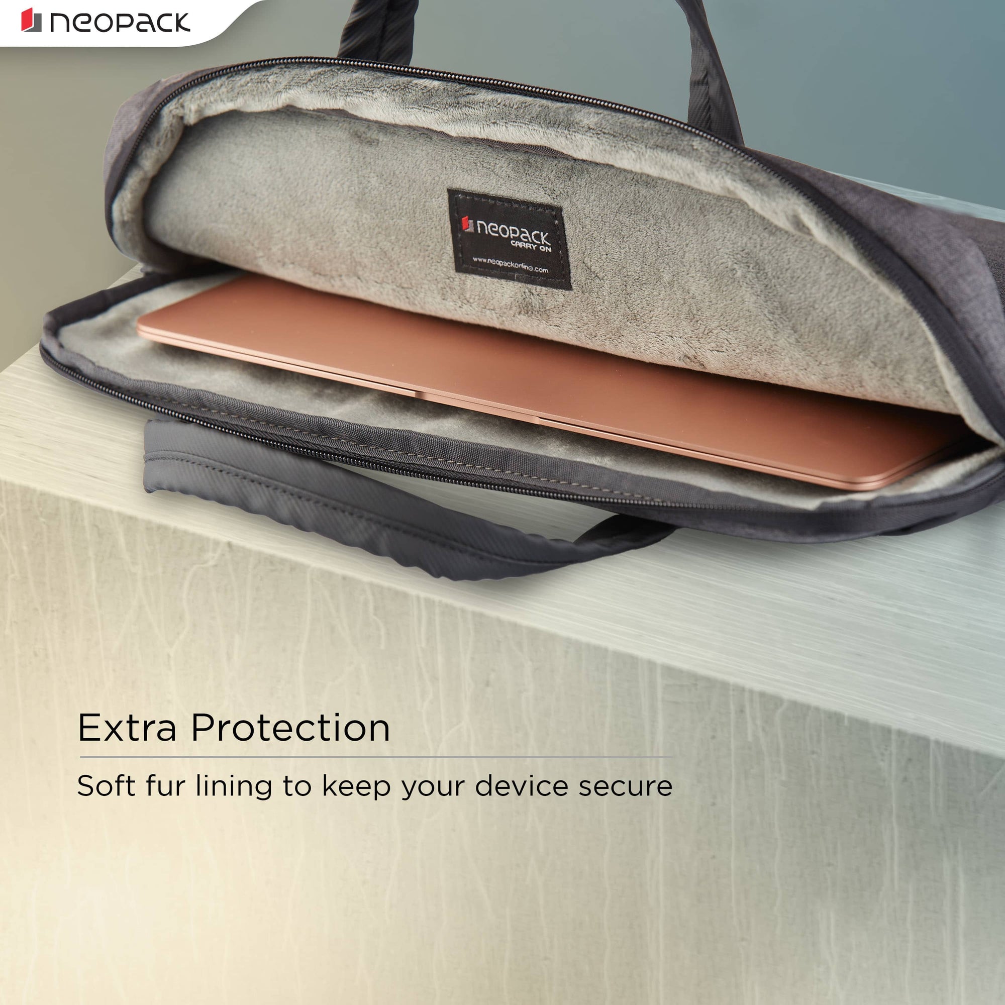 Neopack Oxford Sleeves For Upto 16.2" Macbooks (Black)