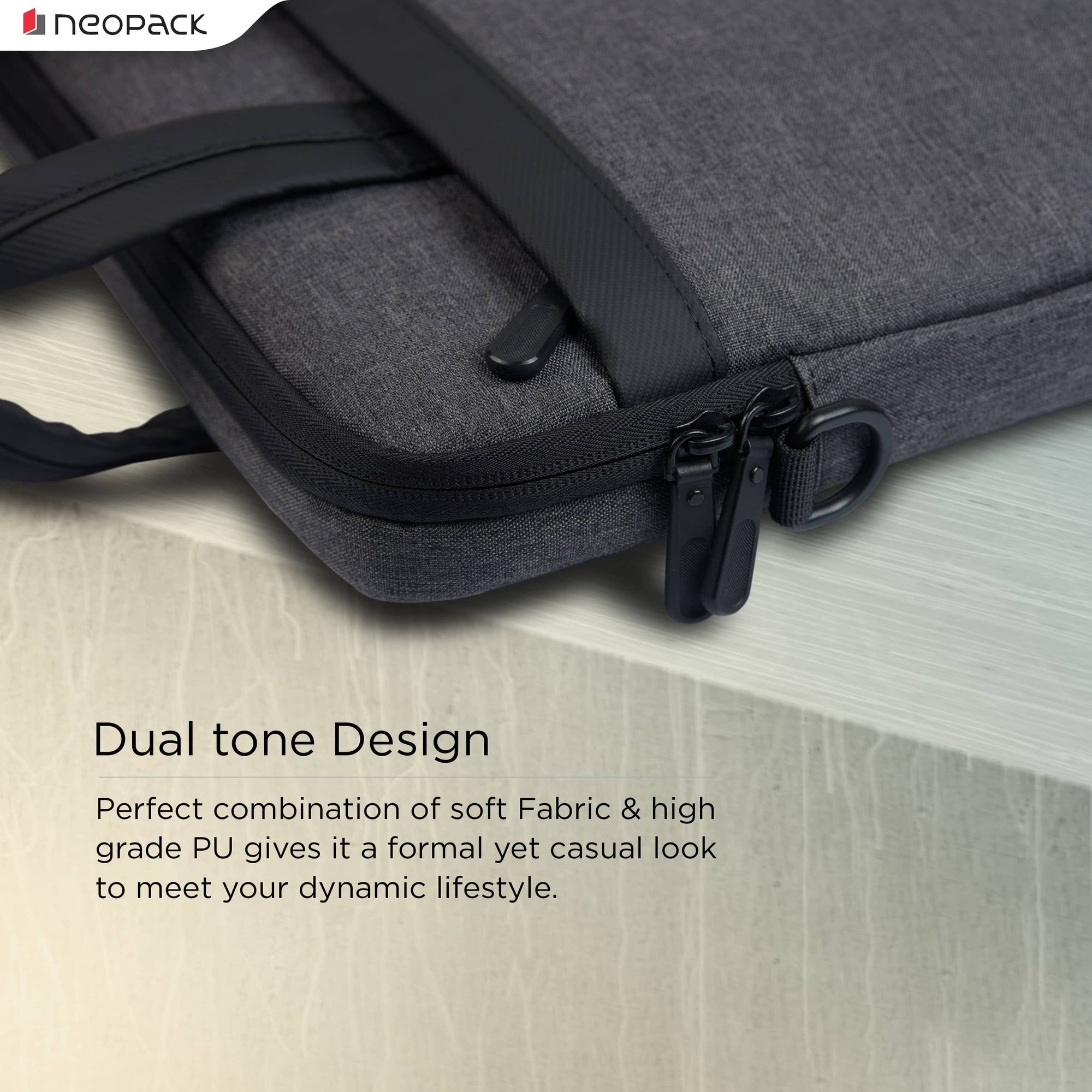Neopack Oxford Sleeves For Upto 16.2" Macbooks (Black)