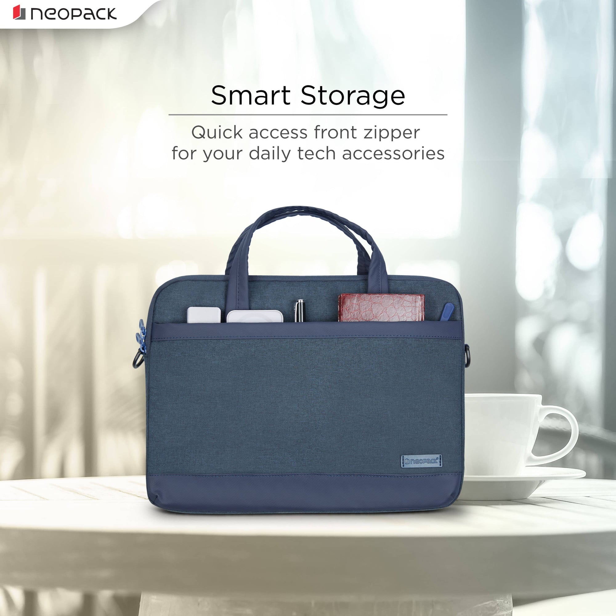 Neopack Oxford Sleeves For Upto 14.2" Macbooks (Navy Blue)