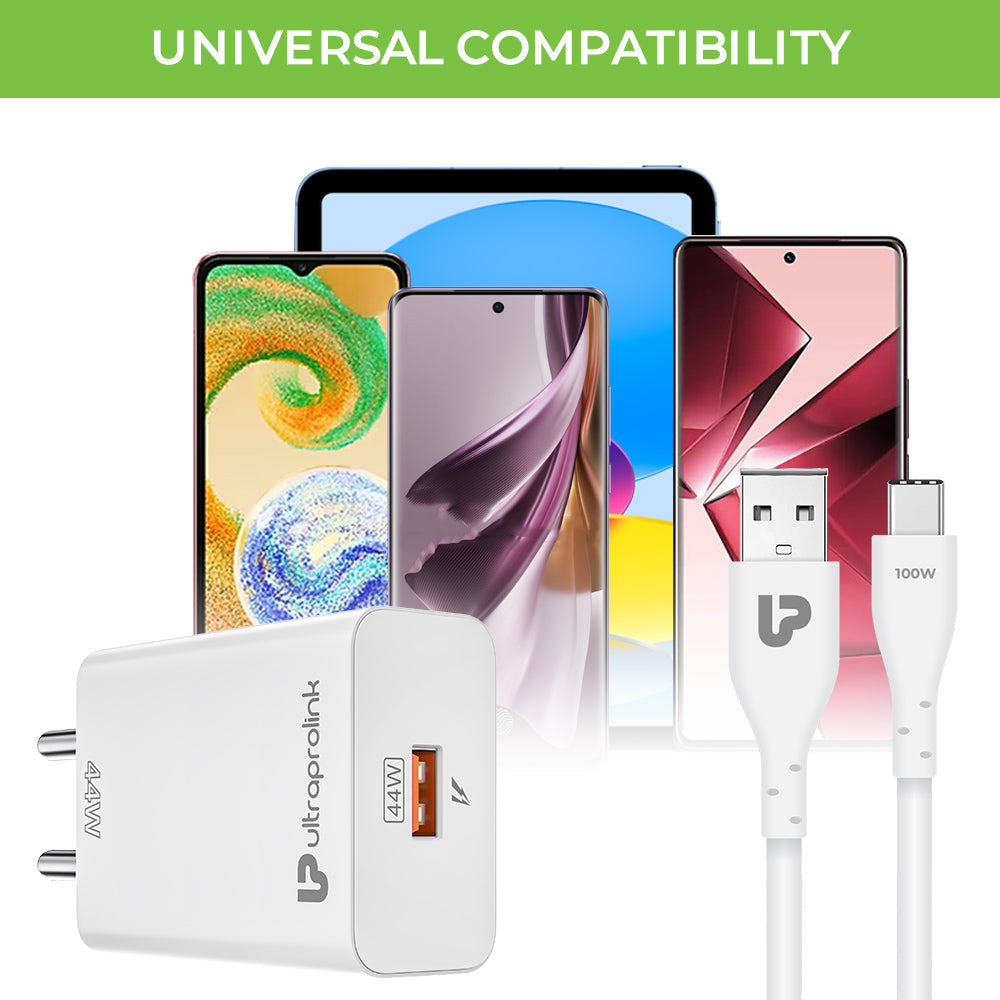 44W Multi Protocol Fast Travel Charger with 1m Cable UM1135