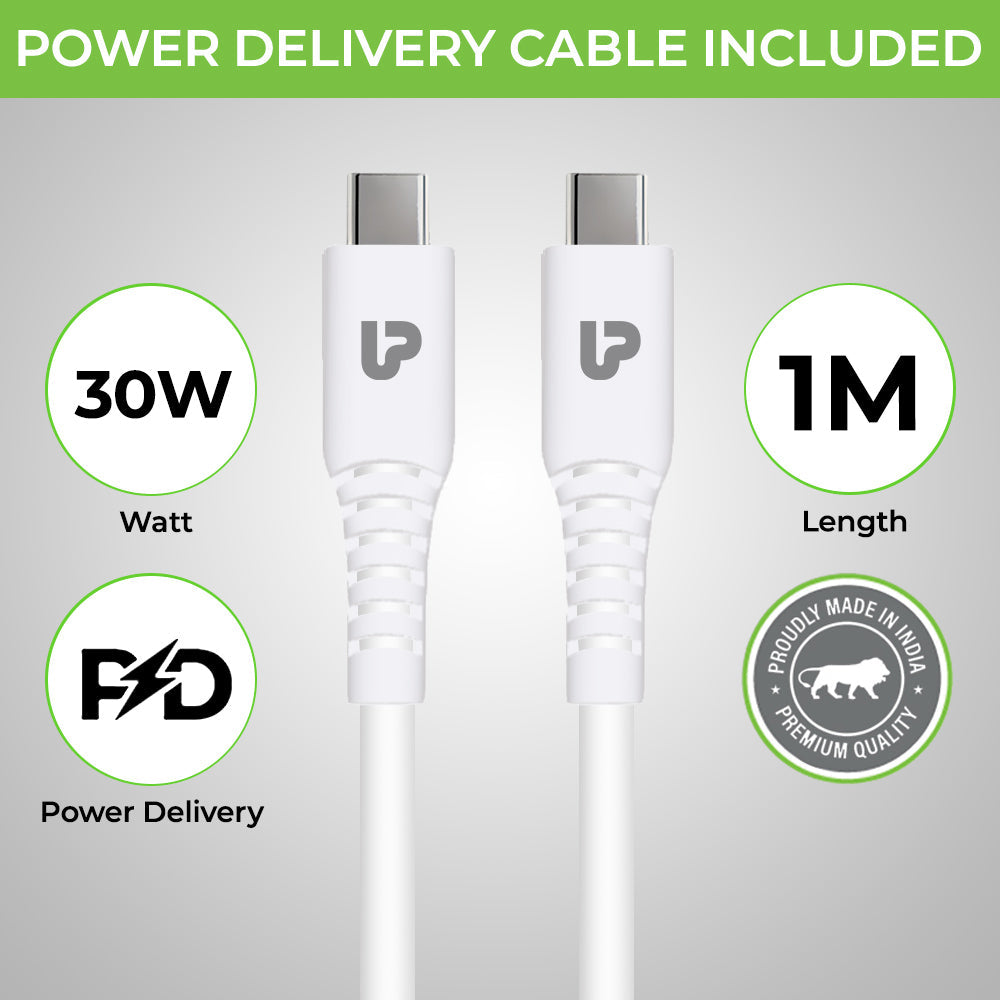 Boost PD30 PD-PPS 30W Travel Charger with C2C Cable UM1132C