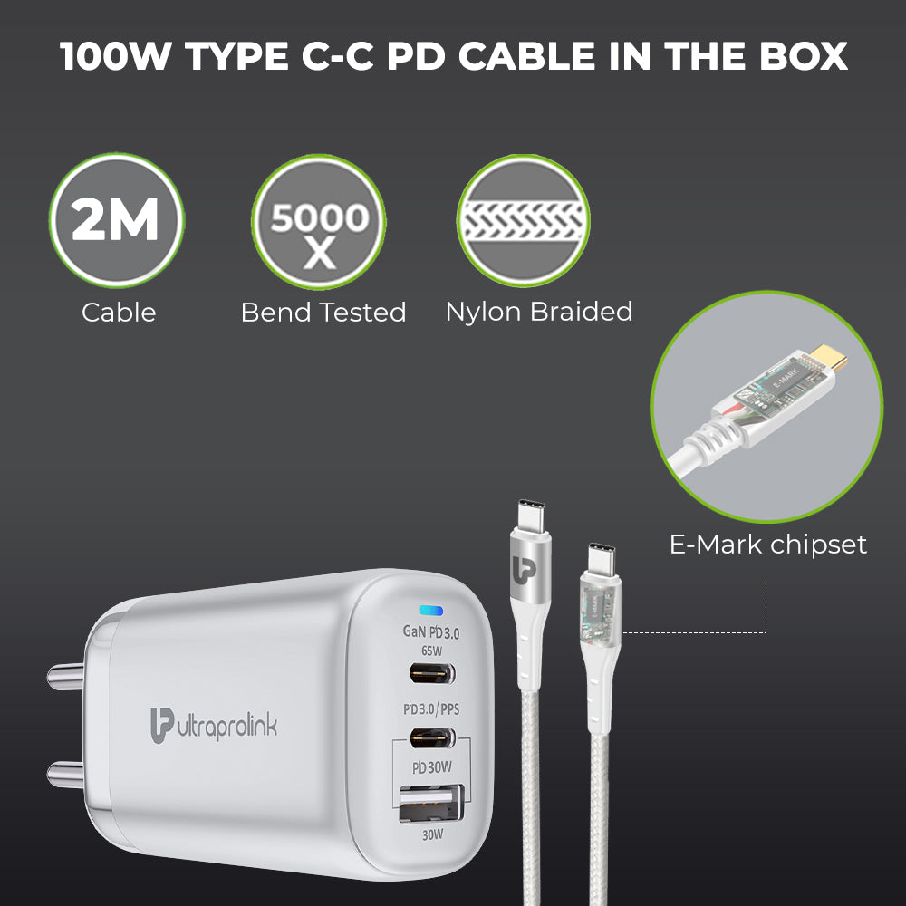 Boost 95 95W Power Delivery GaN Charger (2m) UM1101W