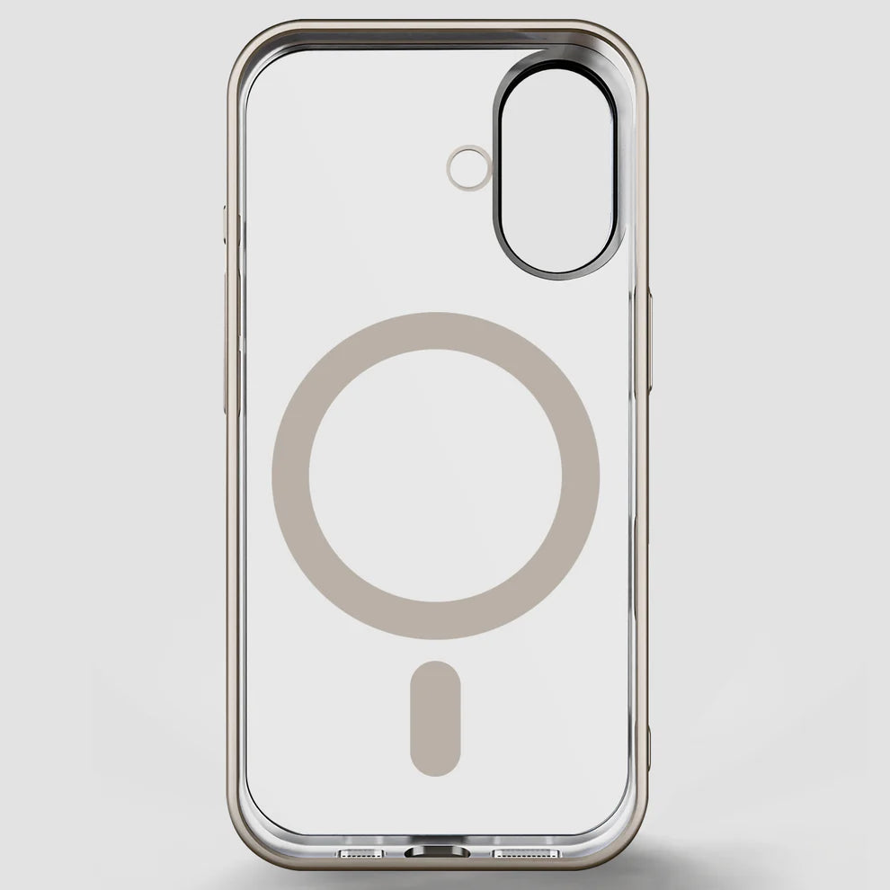GRIPP Glacier Slim Apple iPhone 16 Plus with MagSafe Case - Natural Titanium