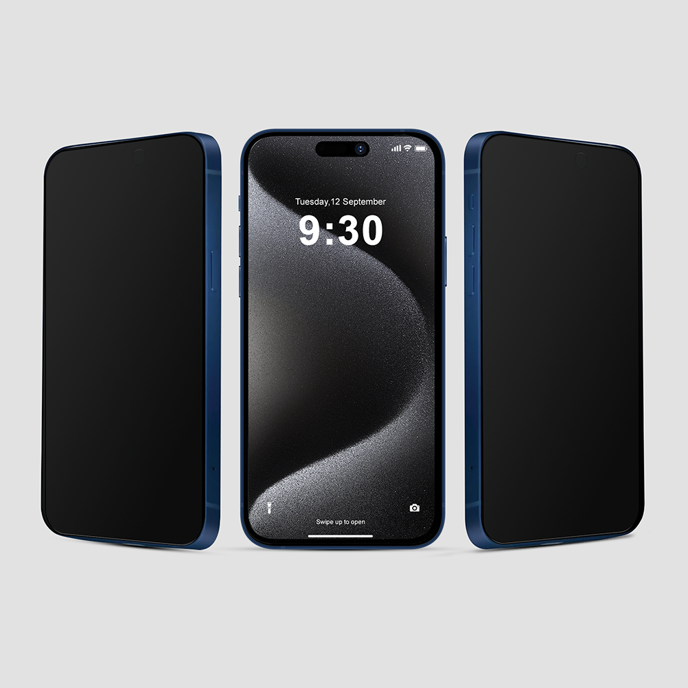 GRIPP Privacy Tempered Glass for Apple iPhone 15 Pro