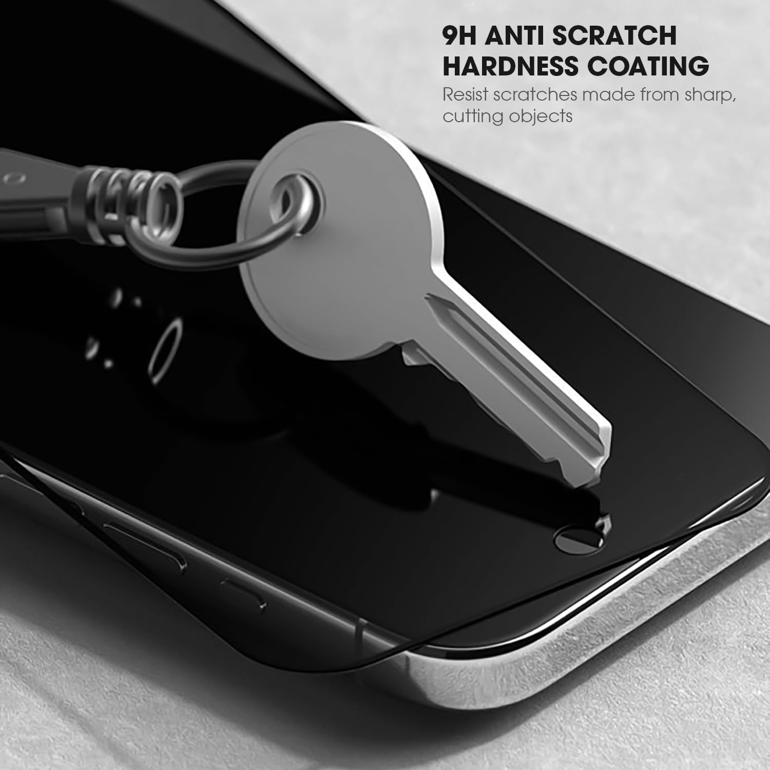 GRIPP Matte Privacy Tempered Glass Screen Protector for iPhone 15 Plus (6.7") with Anti Scratch & Anti Oil with 9h Hardness Edge to Edge Full Screen Protection Guard