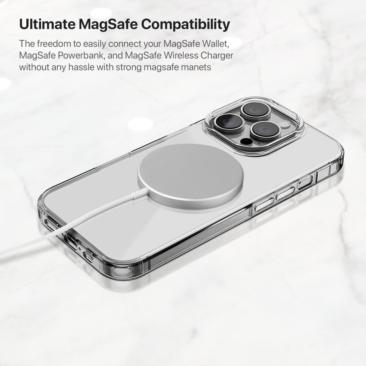 GRIPP Clear Case for iPhone 16 Pro Max (6.9") 2024 | 6ft Drop-Tested with D30 Technology, Anti-Yellowing, Anti-Slip, Lightweight, Shock-Proof & Impact Resistant Bumper Transparent Back Cover - Clear