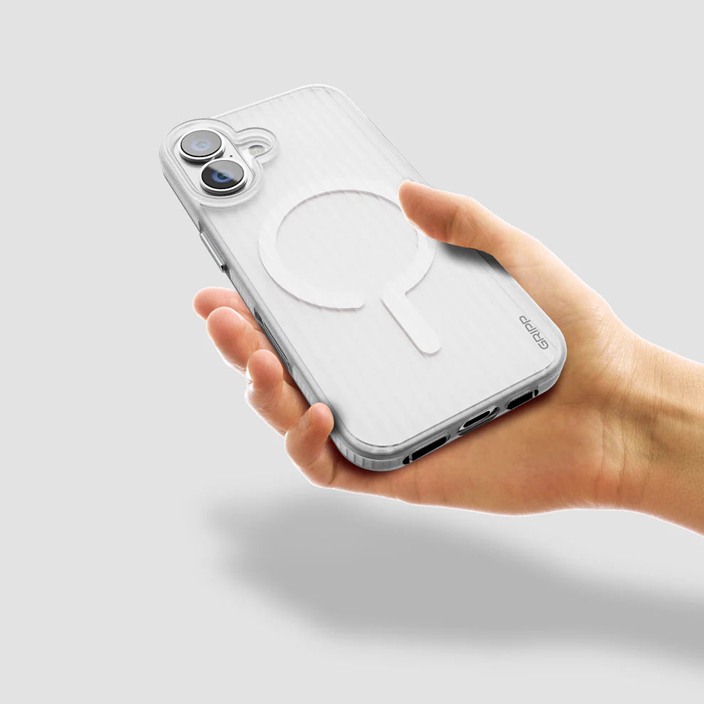 GRIPP Slimfit Apple iPhone 16 with MagSafe Case - White