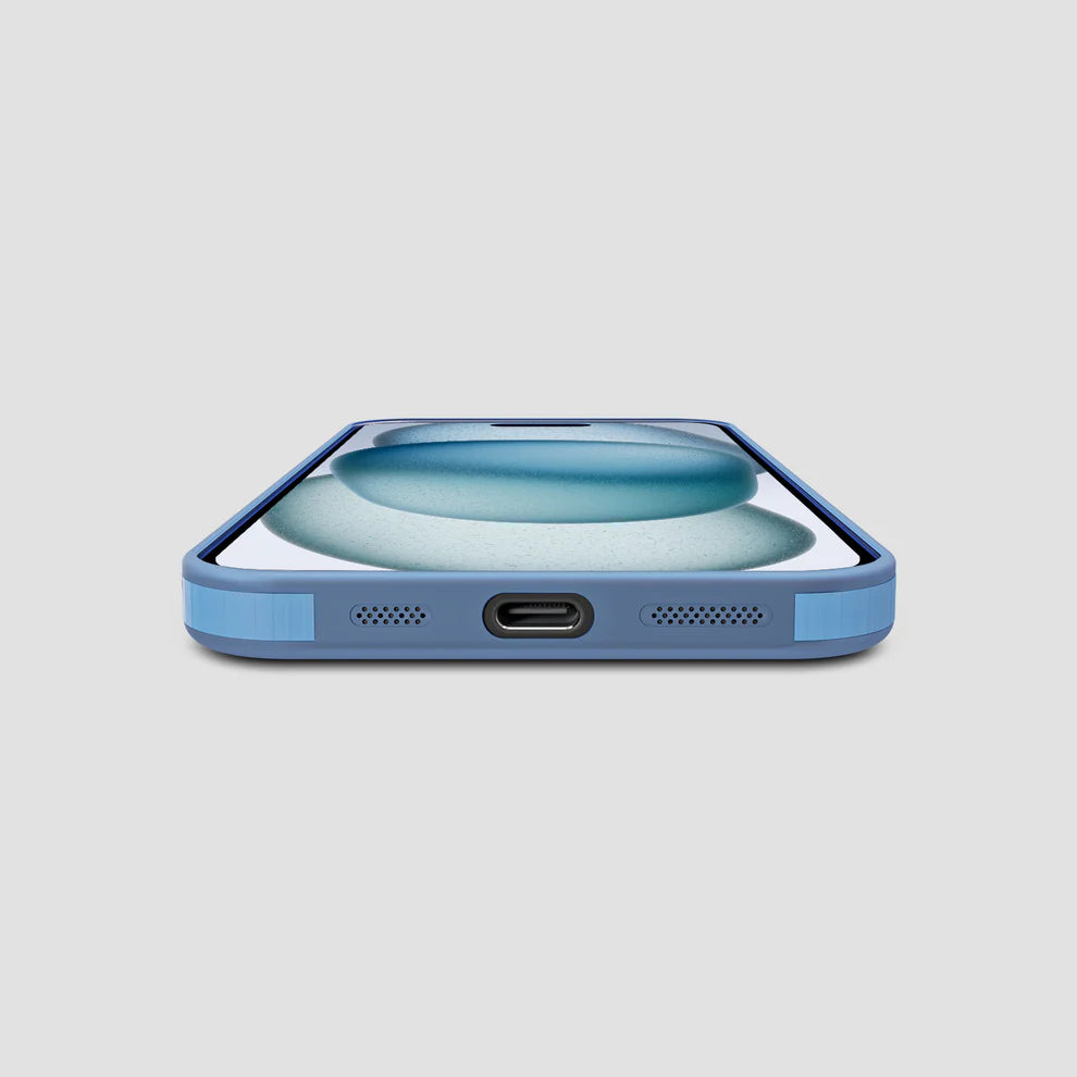 GRIPP Slimfit Apple iPhone 15 with MagSafe Case - Blue