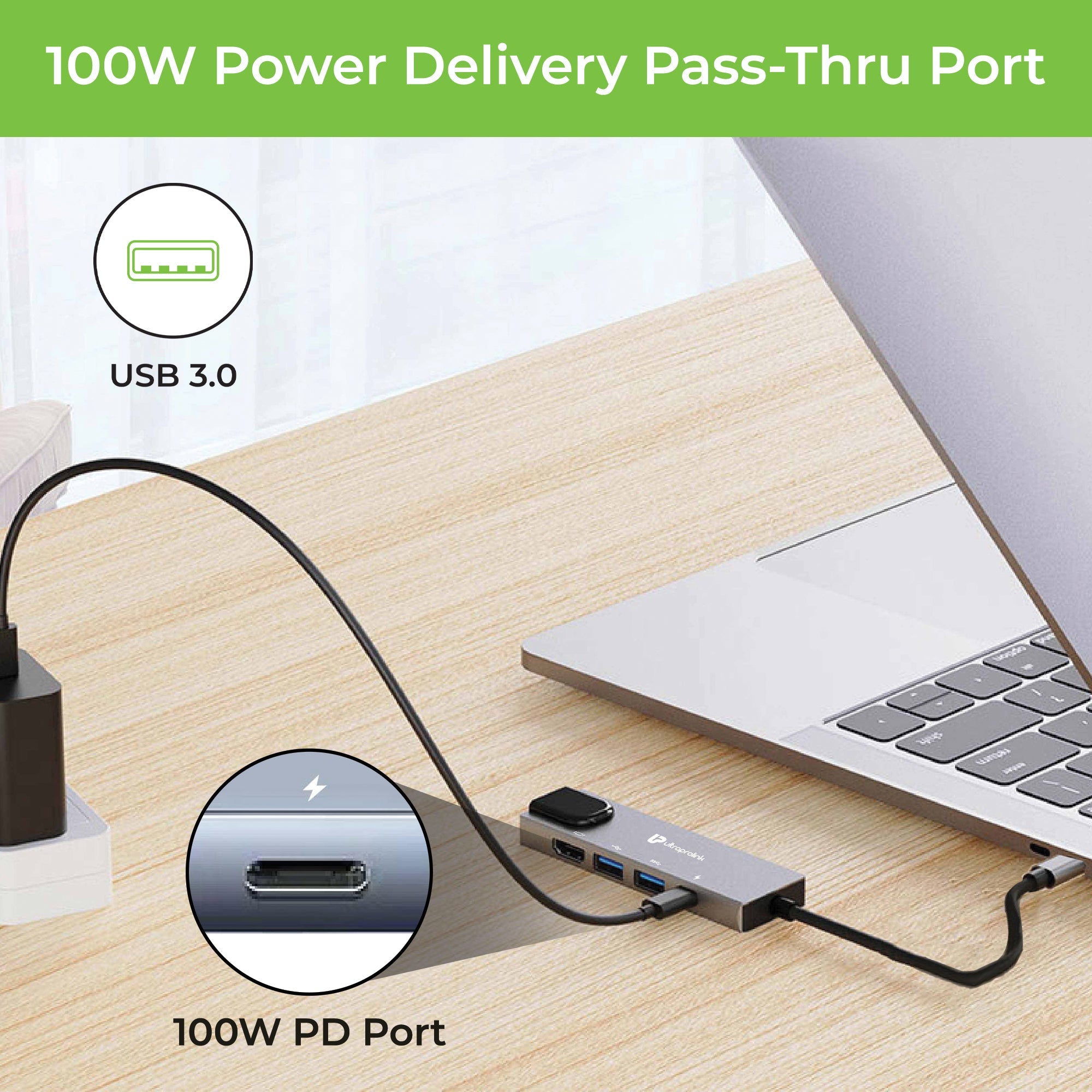 Smart Hub 5 USB Type C 5 in 1 Docking Station UL1207