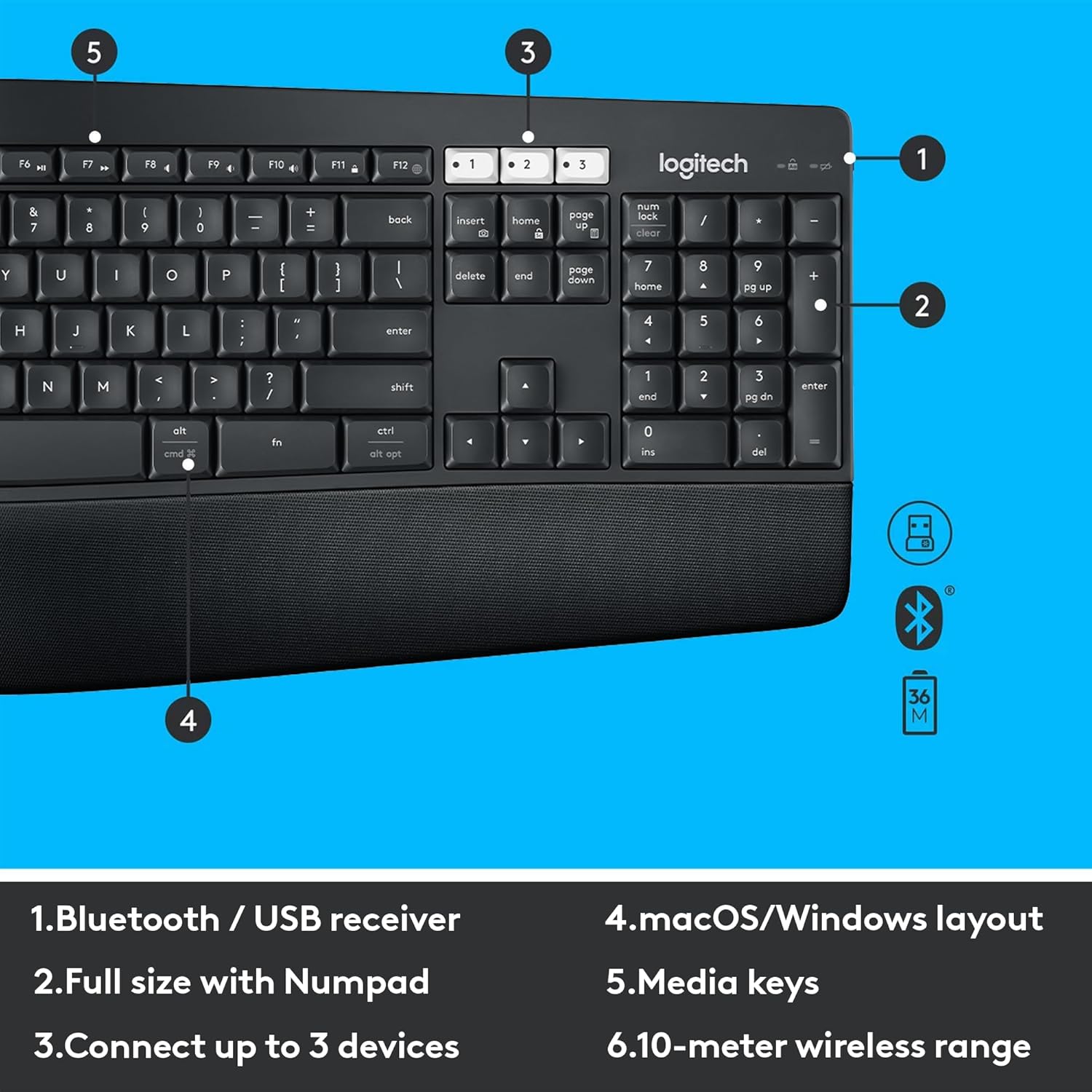 Logitech MK850 Wireless KB & Mice 920-008233