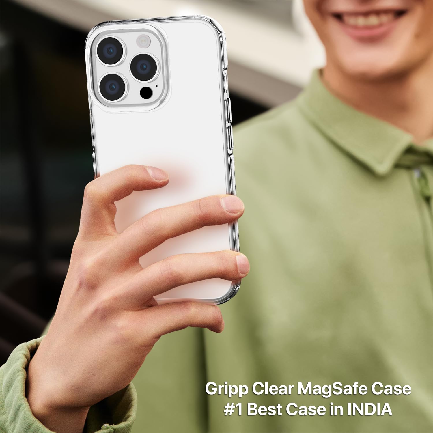 GRIPP Clear Case for iPhone 16 Pro Max (6.9") 2024 | 6ft Drop-Tested with D30 Technology, Anti-Yellowing, Anti-Slip, Lightweight, Shock-Proof & Impact Resistant Bumper Transparent Back Cover - Clear