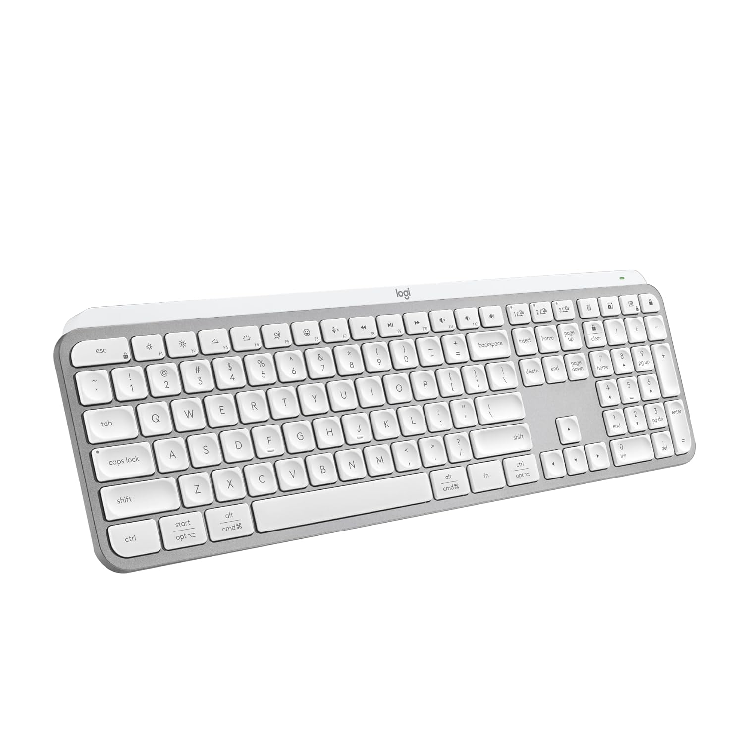 Logitech MX Keys S Wireless Keyboard, Low Profile, Fluid Precise Quiet Typing, Programmable Keys, Backlighting, Bluetooth, USB C Rechargeable, for Windows PC, Linux, Chrome, Mac - Graphite