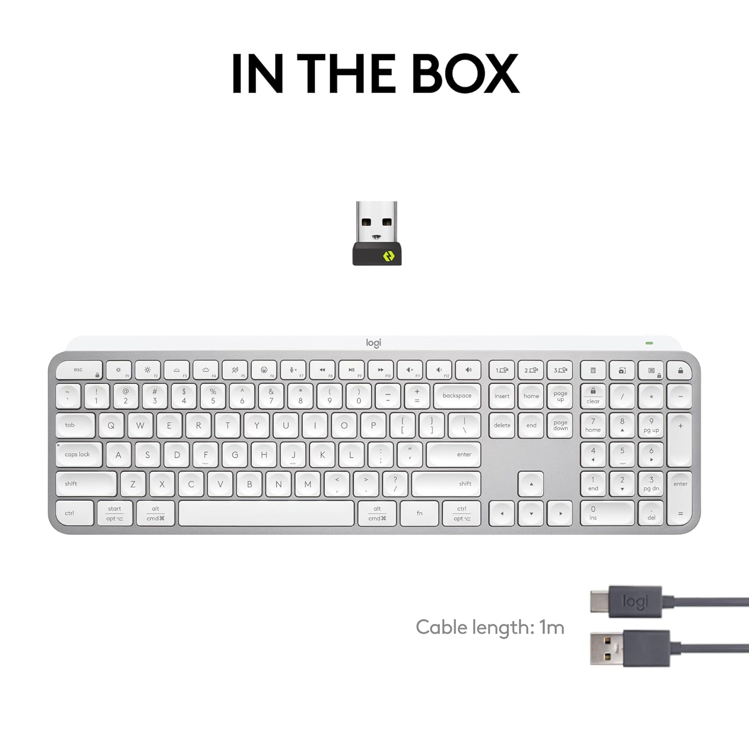 Logitech MX Keys S Wireless Keyboard, Low Profile, Fluid Precise Quiet Typing, Programmable Keys, Backlighting, Bluetooth, USB C Rechargeable, for Windows PC, Linux, Chrome, Mac - Graphite