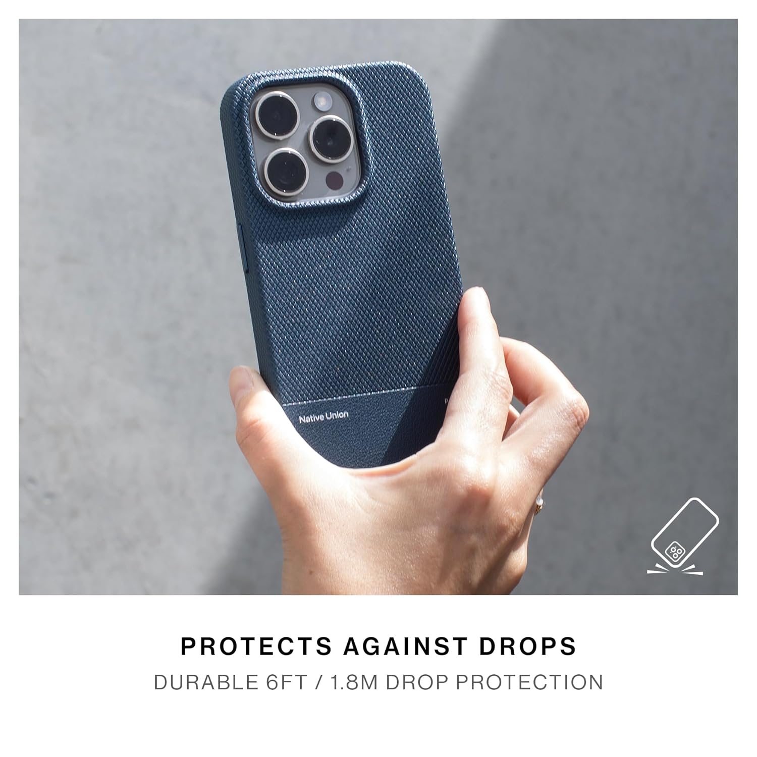 NATIVE UNION (RE)CLASSIC CASE FOR IPHONE 16 PRO NAVY