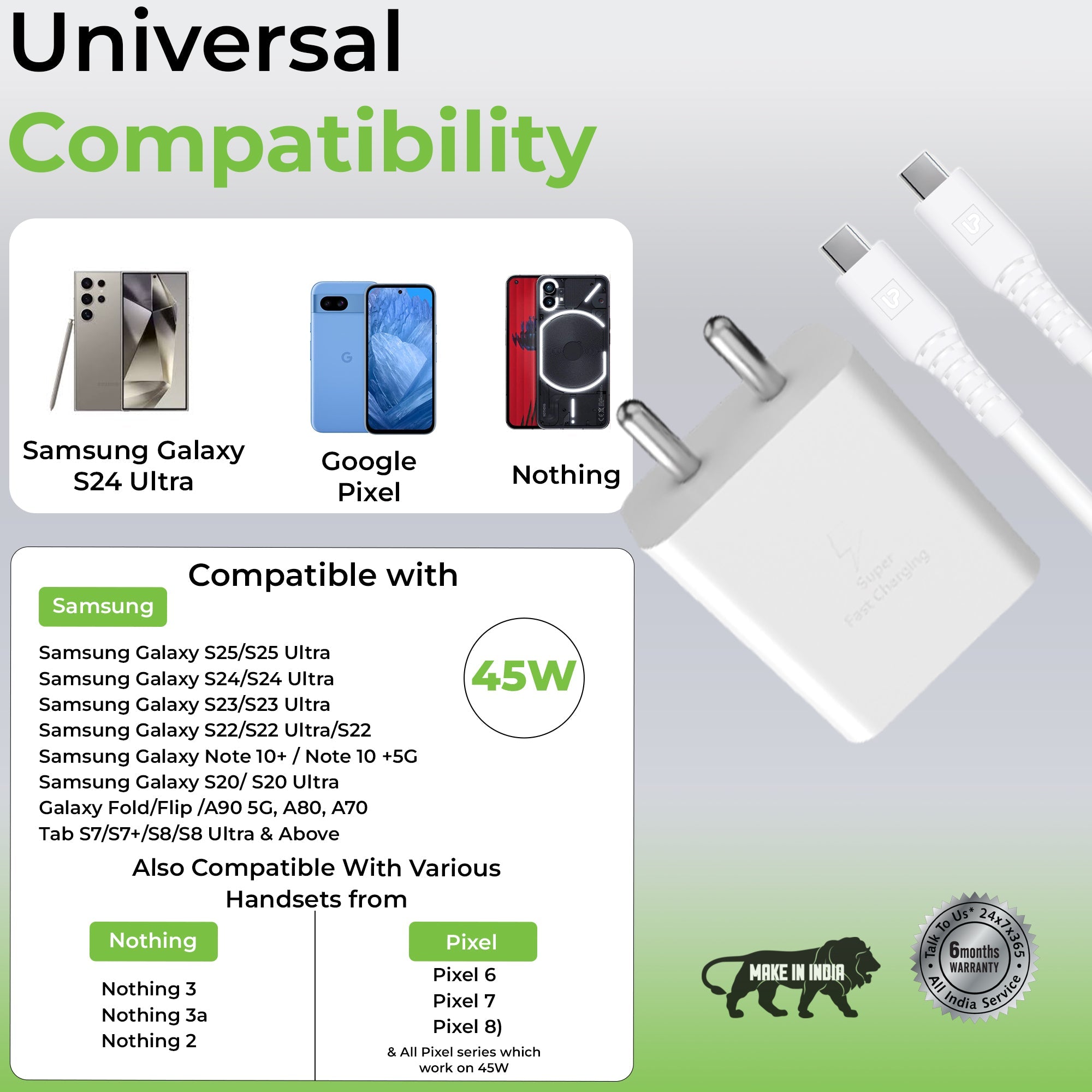 Boost 45 Super Fast Charger with Power Delivery UM1202C