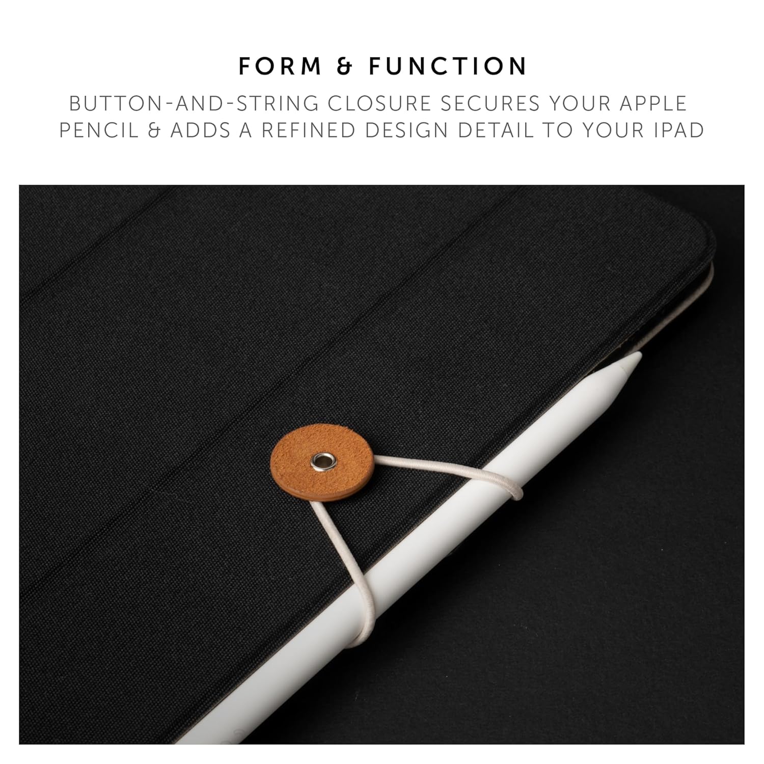 Native Union Folio for iPad Pro (12.9”) The Minimalist iPad Folio with a Button-and-String Design. Slate Green