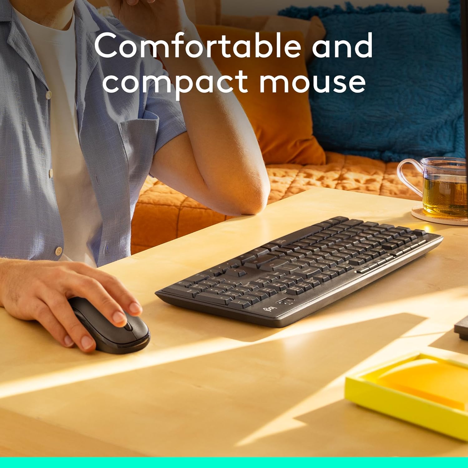 Logitech MK295 Silent Wireless Combo KB+Mouse